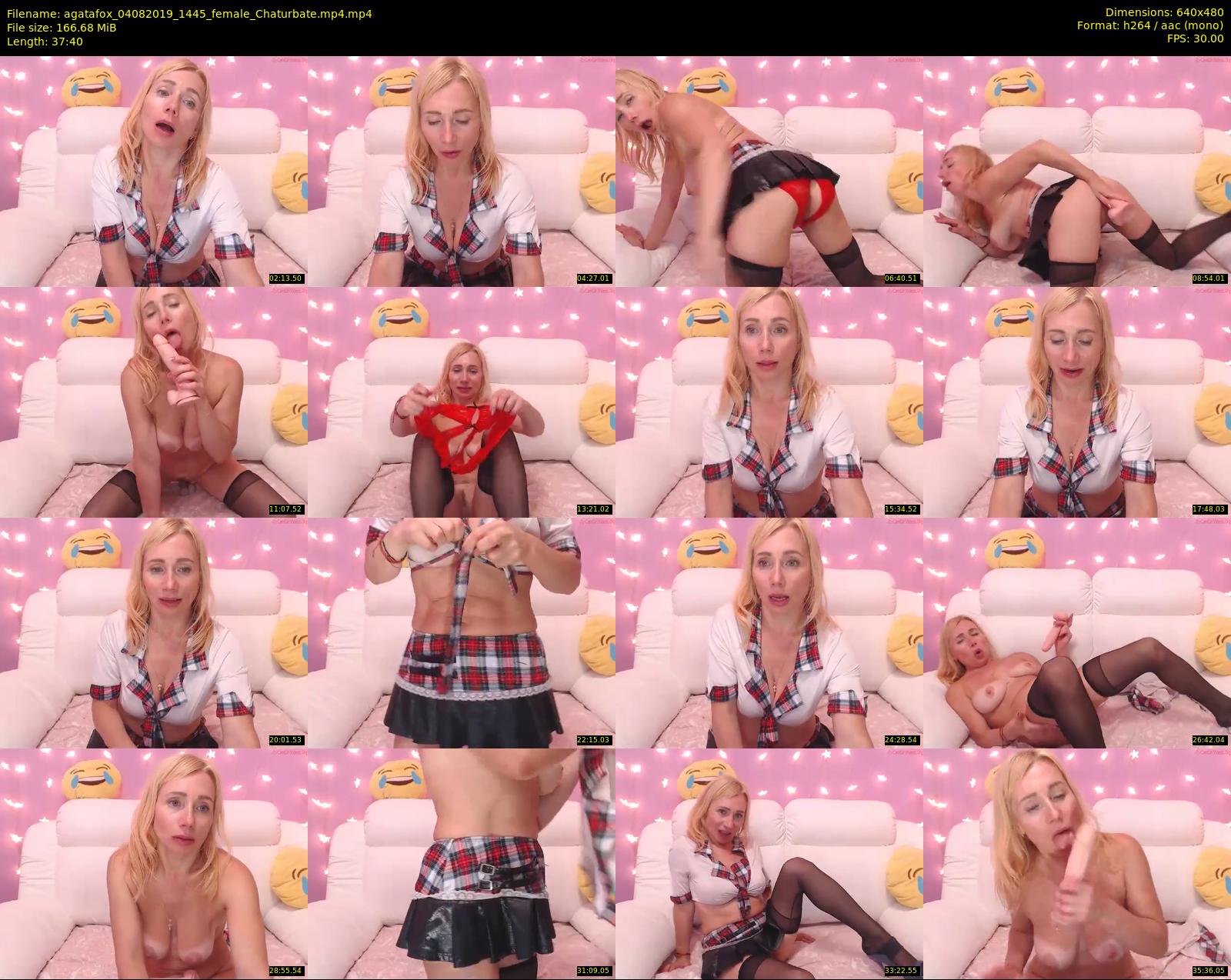 agatafox — 38 minute Chaturbate female cam show recording, 480p, Aug 4, 2019