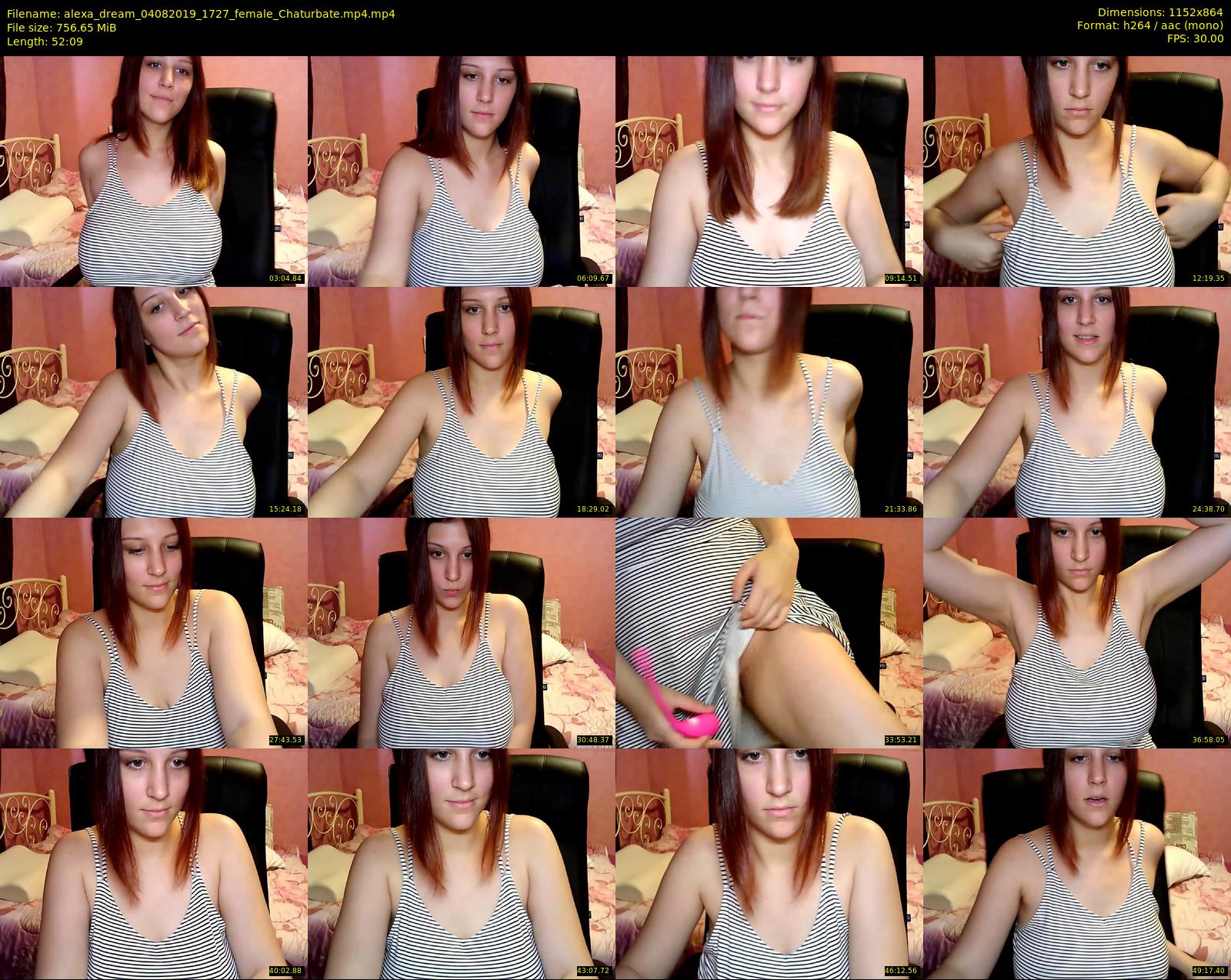 alexa_dream — 53 minute Chaturbate female cam show recording, 720p, Aug 4, 2019