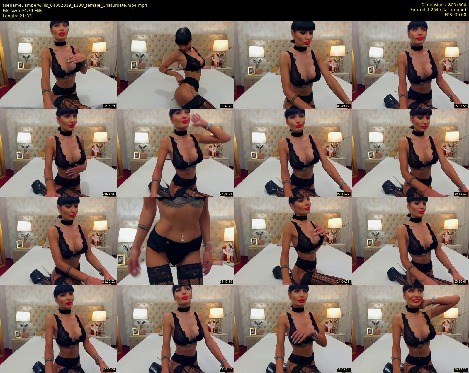 amberwillis — 22 minute Chaturbate female cam show recording, 480p, Aug 4, 2019
