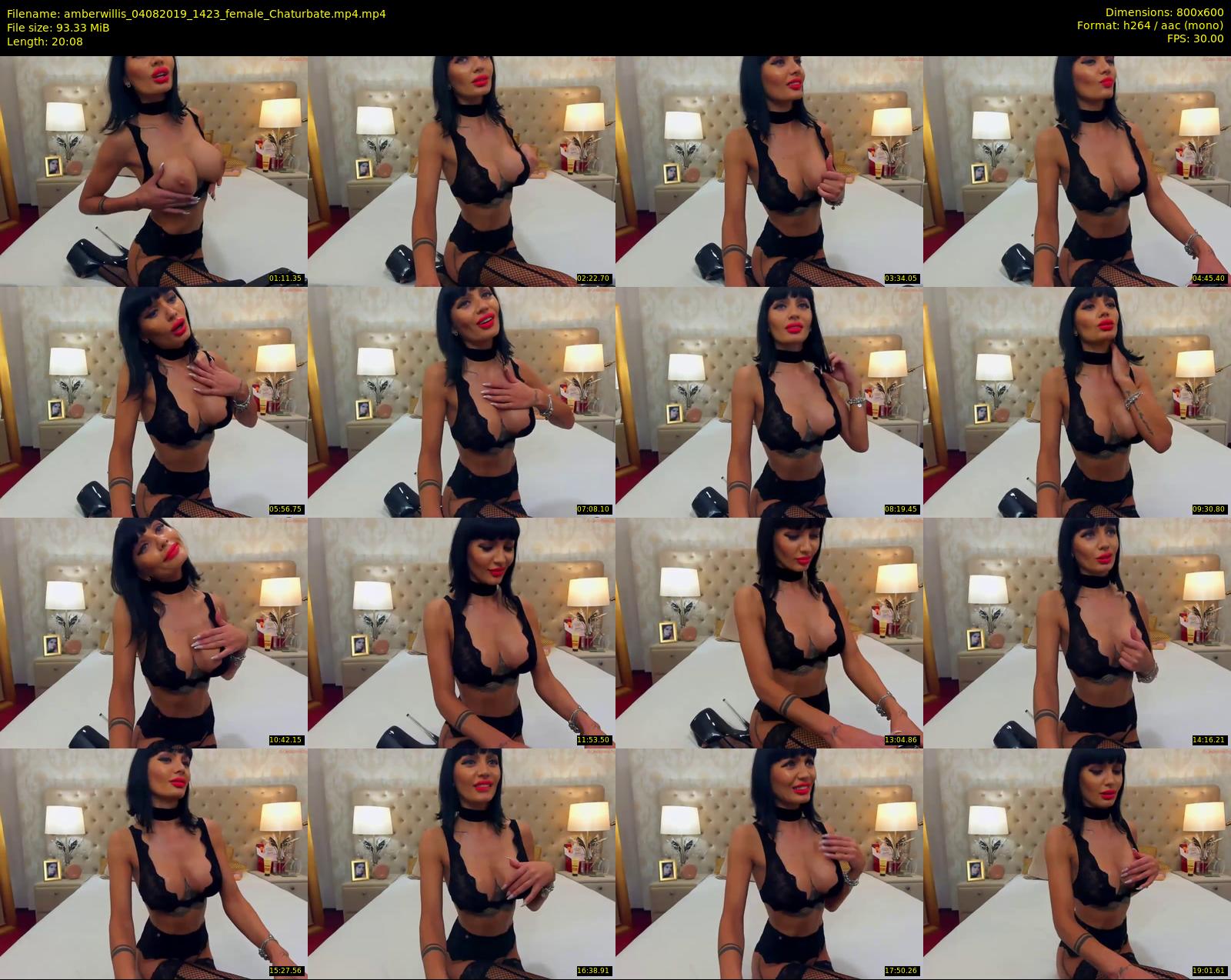amberwillis — 21 minute Chaturbate female cam show recording, 480p, Aug 4, 2019