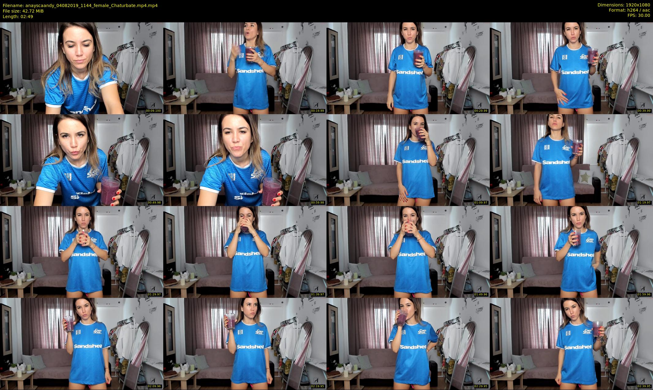 anayscaandy — 3 minute Chaturbate female cam show recording, 1080p, Aug 4, 2019