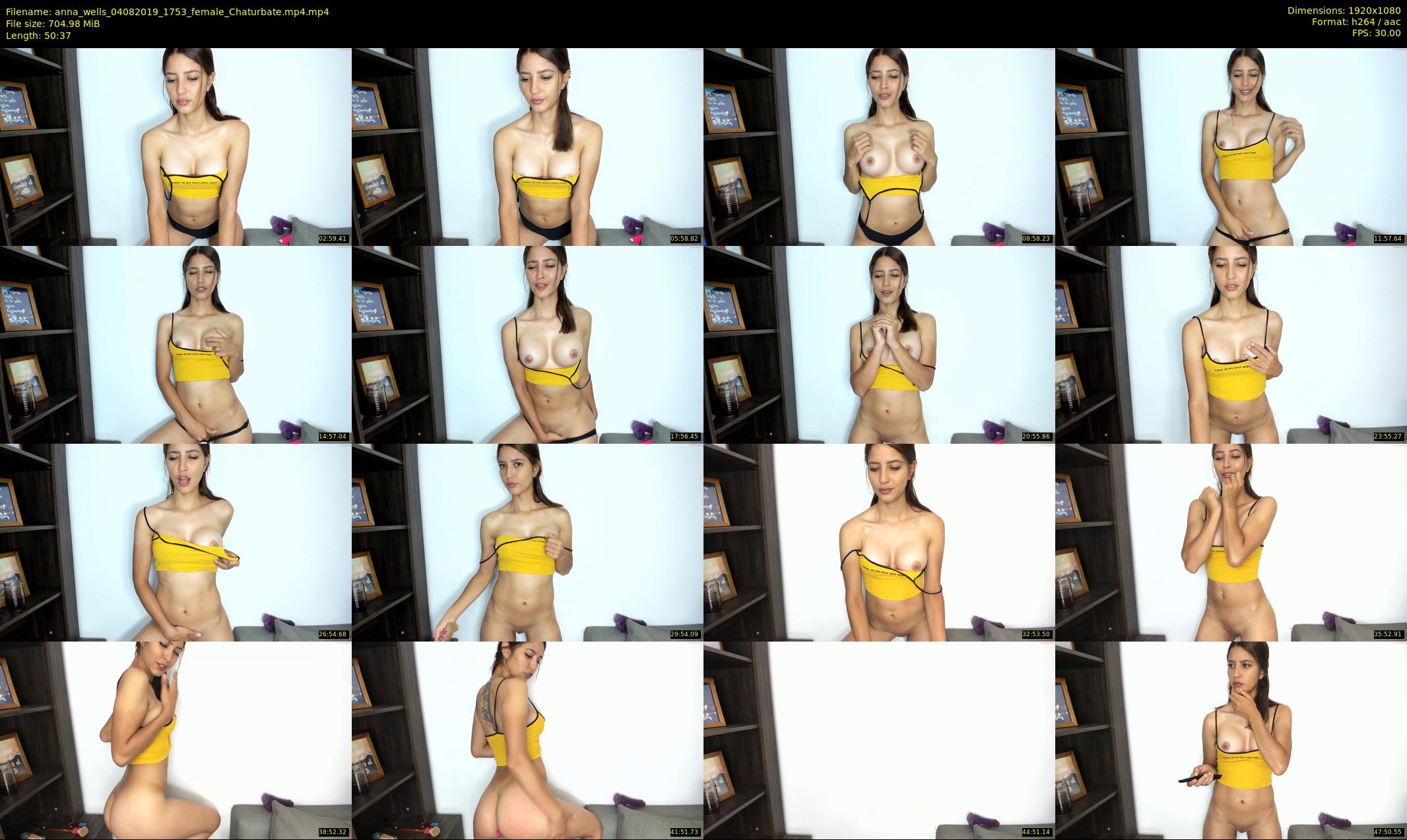 anna_wells — 51 minute Chaturbate female cam show recording, 1080p, Aug 4, 2019