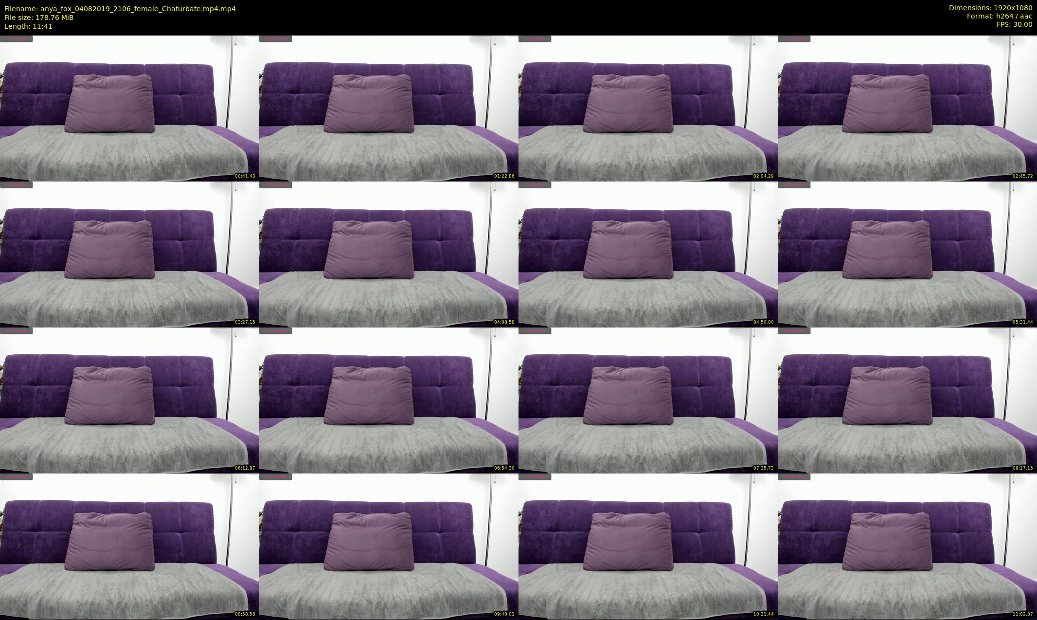 anya_fox — 12 minute Chaturbate female cam show recording, 1080p, Aug 4, 2019