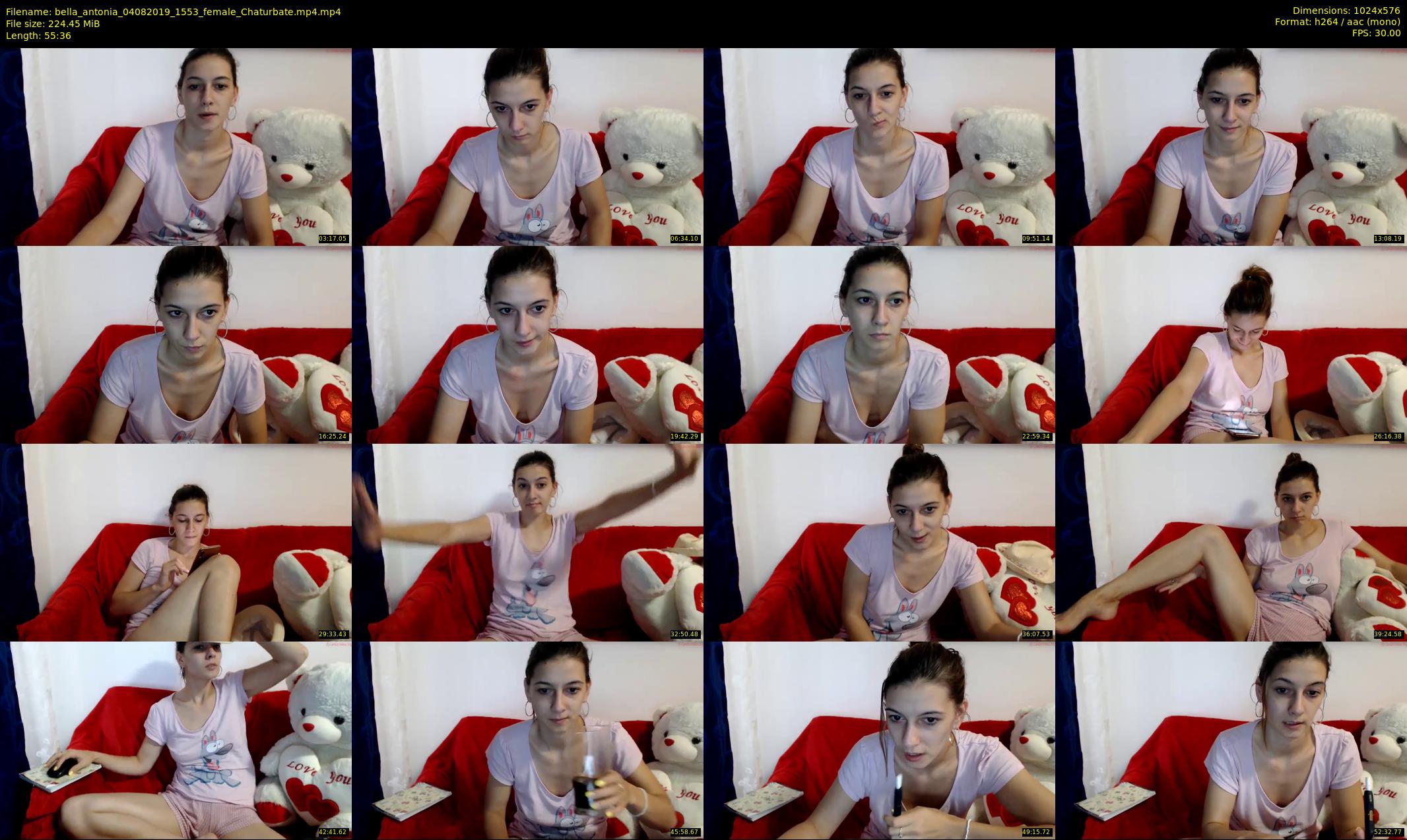 bella_antonia — 56 minute Chaturbate female cam show recording, 480p, Aug 4, 2019