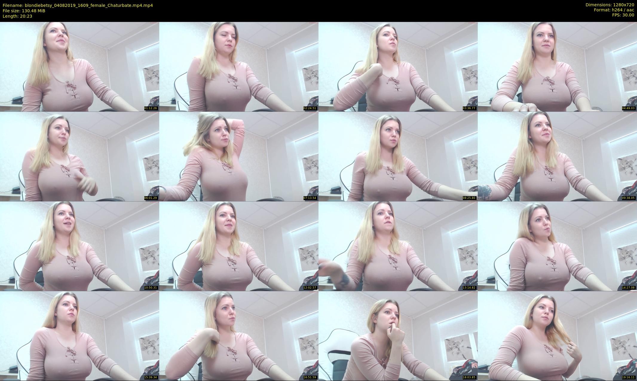 blondiebetsy — 21 minute Chaturbate female cam show recording, 720p, Aug 4, 2019