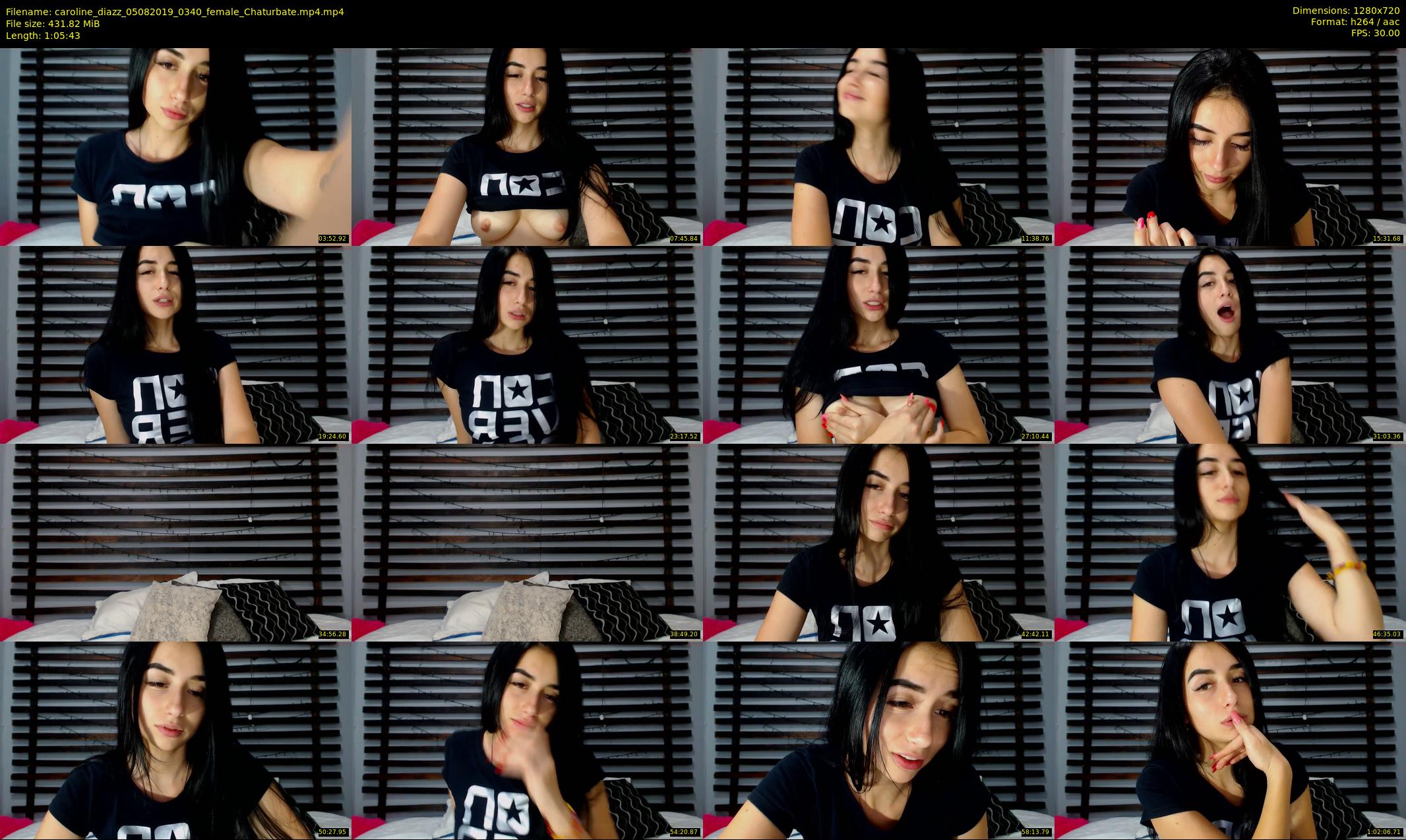 caroline_diazz — 66 minute Chaturbate female cam show recording, 720p, Aug 5, 2019