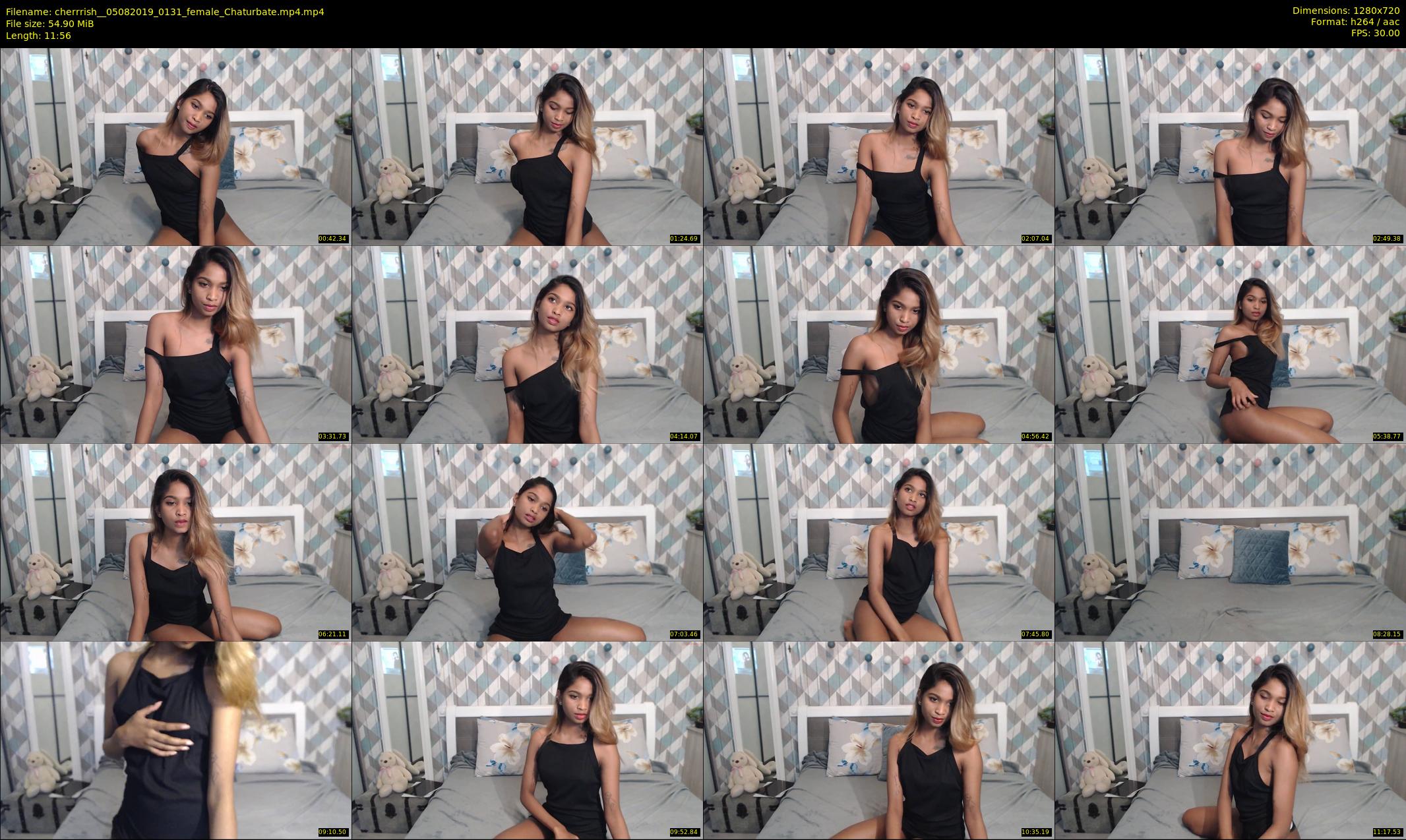 cherrrish_ — 12 minute Chaturbate female cam show recording, 720p, Aug 5, 2019