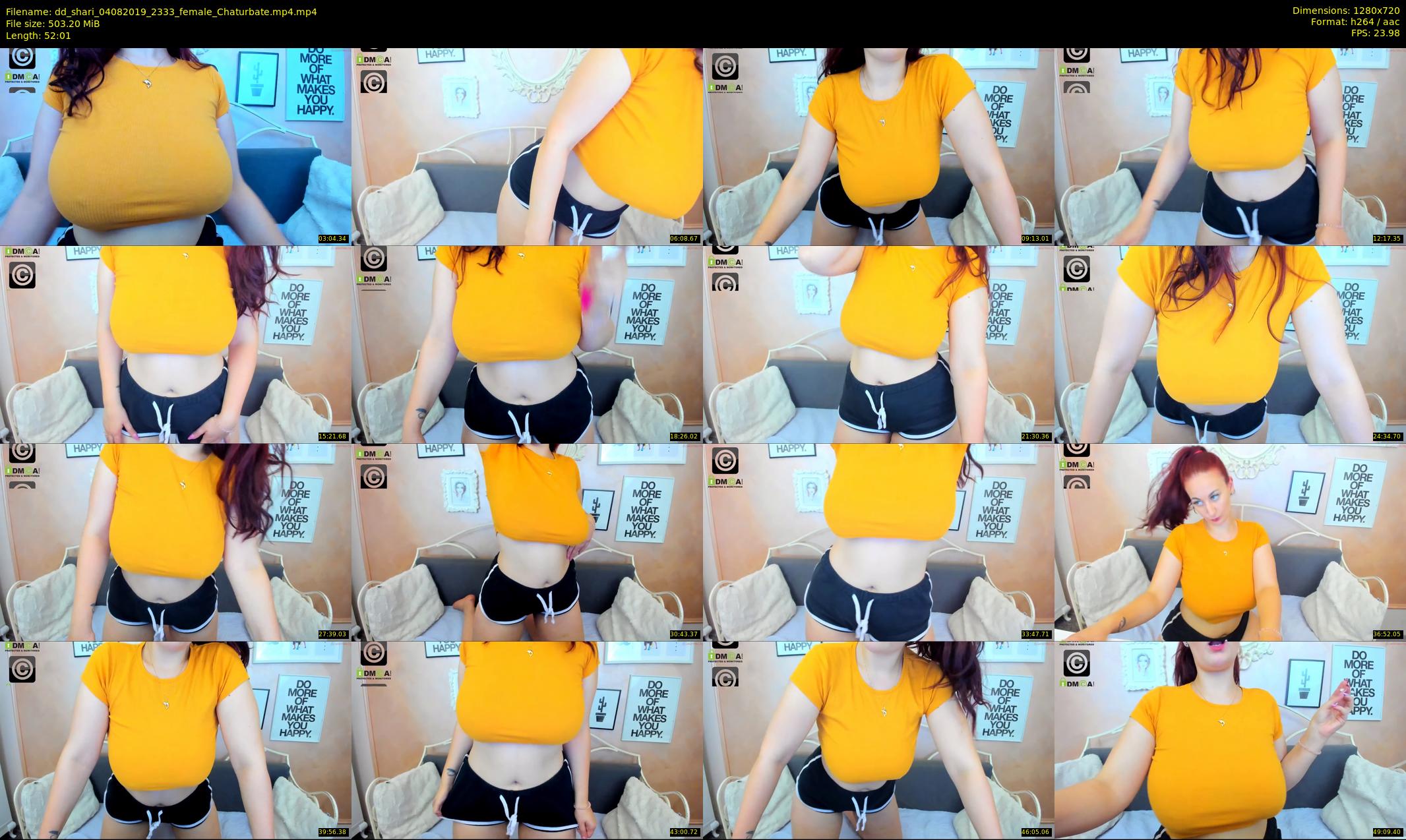 dd_shari — 53 minute Chaturbate female cam show recording, 720p, Aug 4, 2019