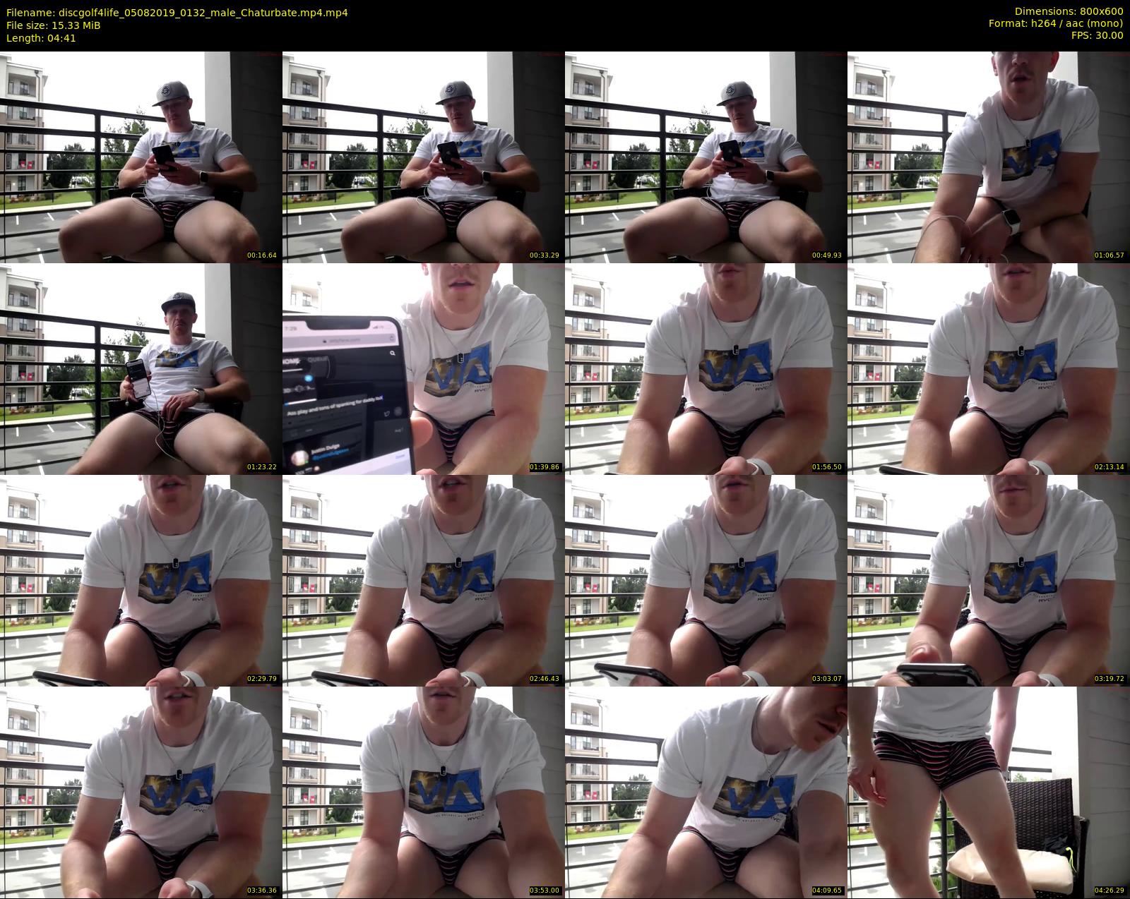 discgolf4life — 5 minute Chaturbate male cam show recording, 480p, Aug 5, 2019