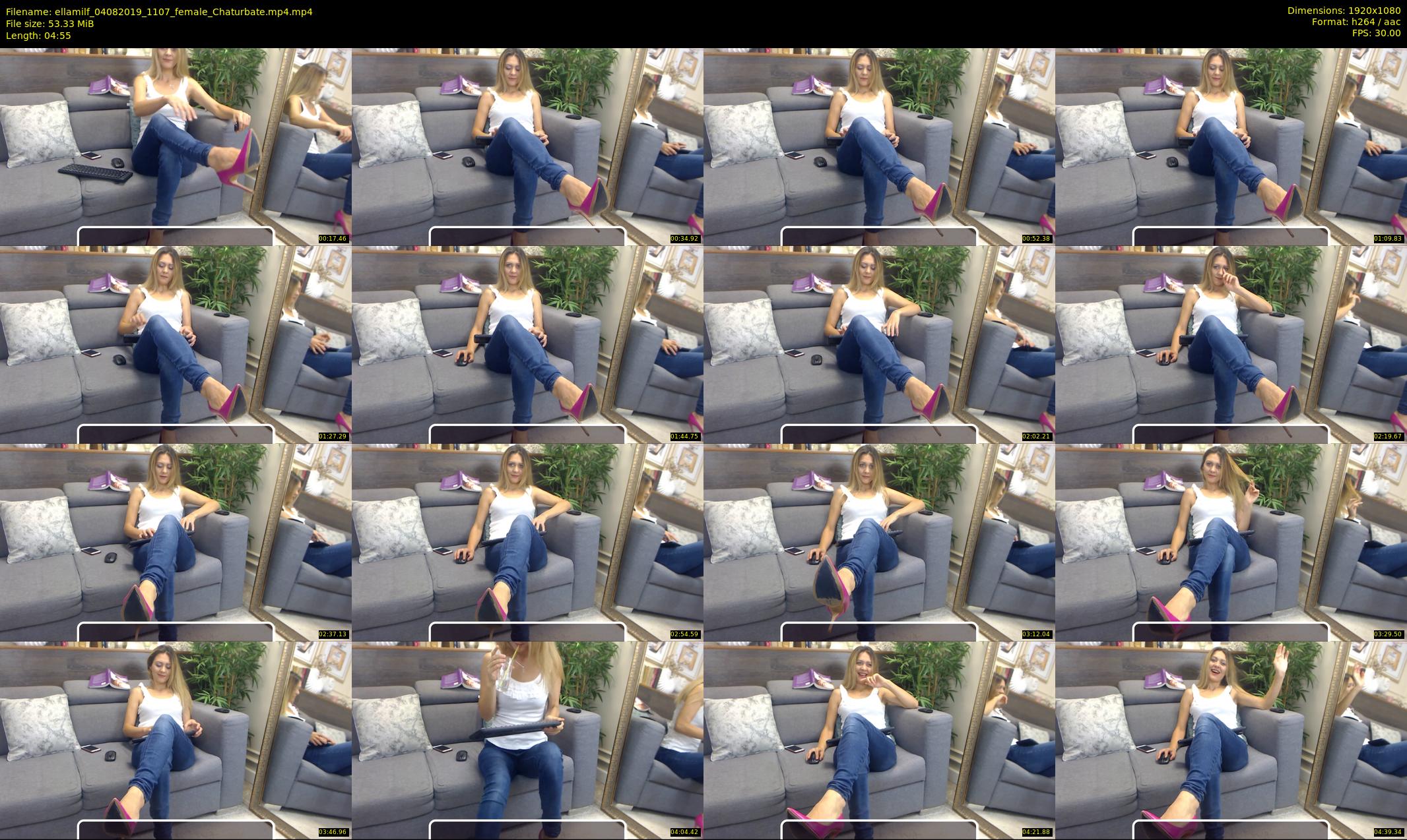 ellamilf — 5 minute Chaturbate female cam show recording, 1080p, Aug 4, 2019