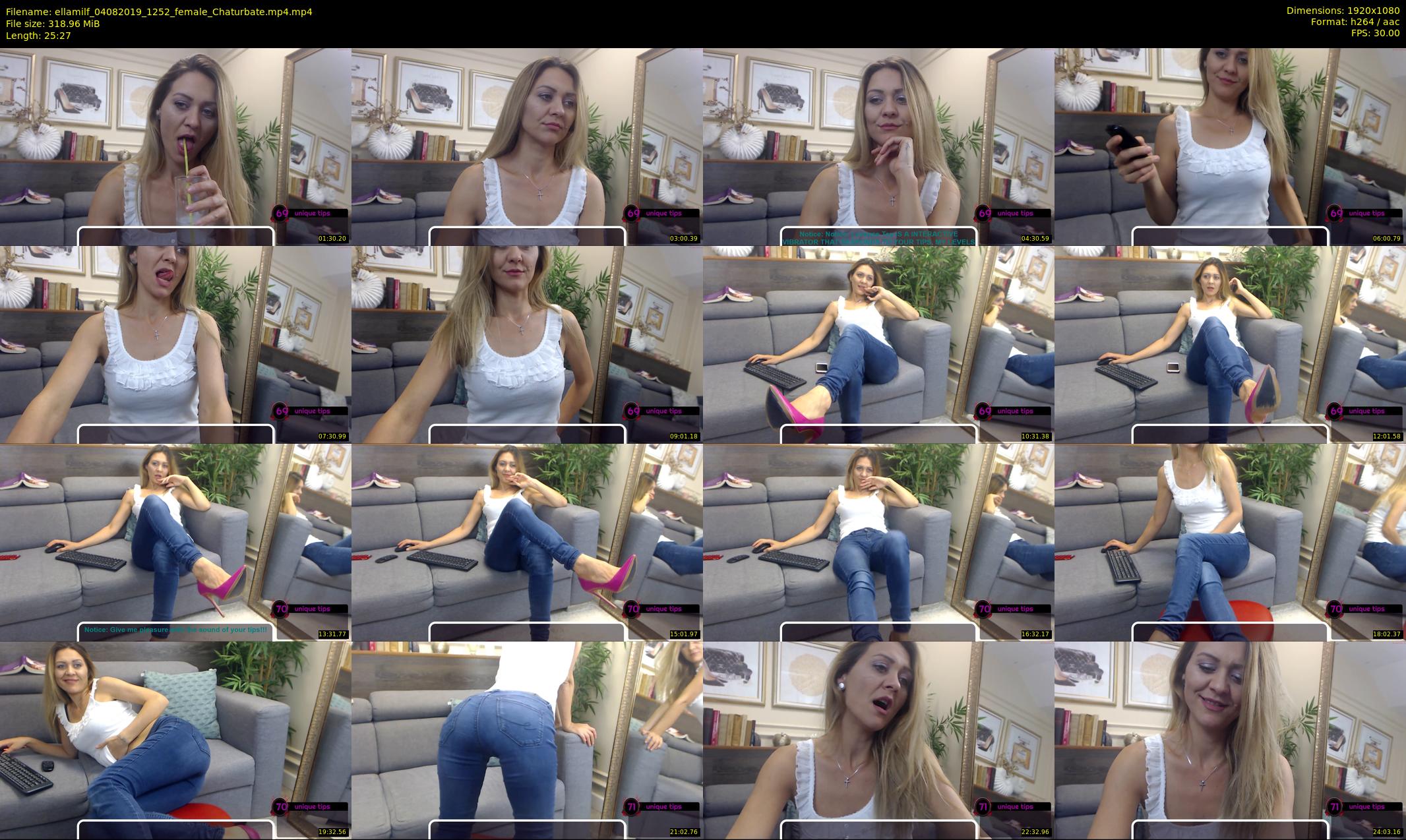 ellamilf — 26 minute Chaturbate female cam show recording, 1080p, Aug 4, 2019