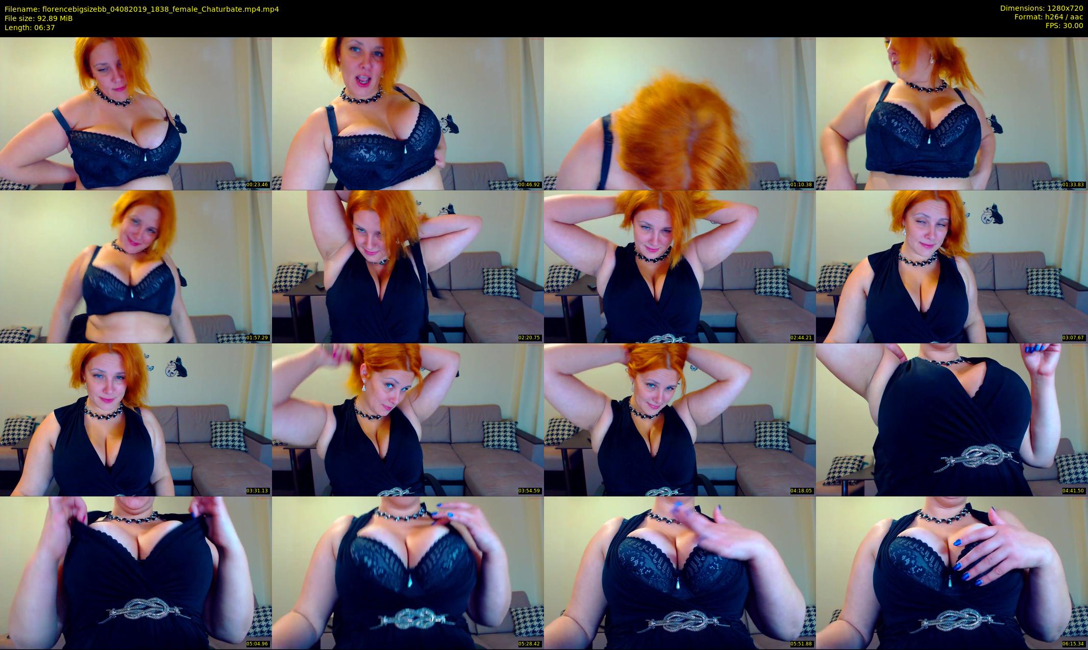 florencebigsizebb — 7 minute Chaturbate female cam show recording, 720p, Aug 4, 2019