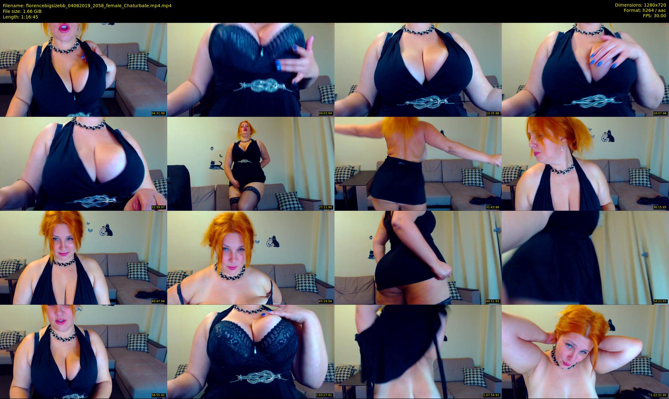 florencebigsizebb — 77 minute Chaturbate female cam show recording, 720p, Aug 4, 2019