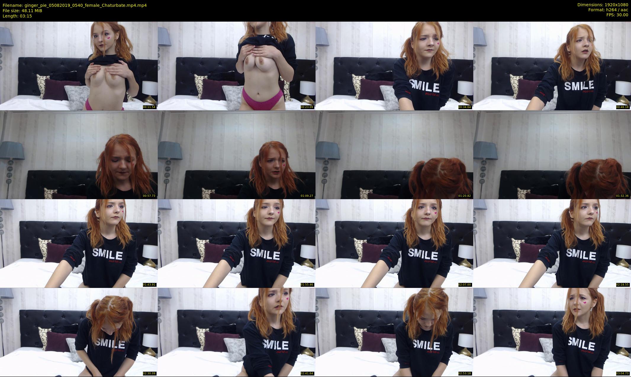ginger_pie — 4 minute Chaturbate female cam show recording, 1080p, Aug 5, 2019
