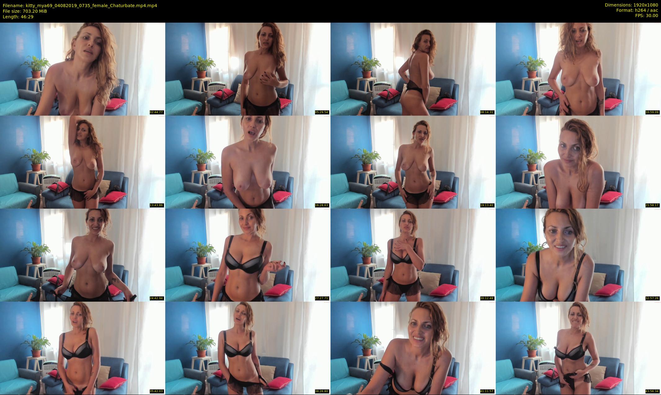 kitty_mya69 — 47 minute Chaturbate female cam show recording, 1080p, Aug 4, 2019