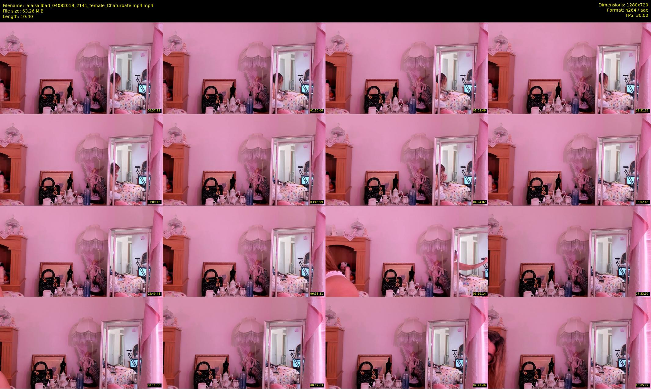 lalaisallbad — 11 minute Chaturbate female cam show recording, 720p, Aug 4, 2019