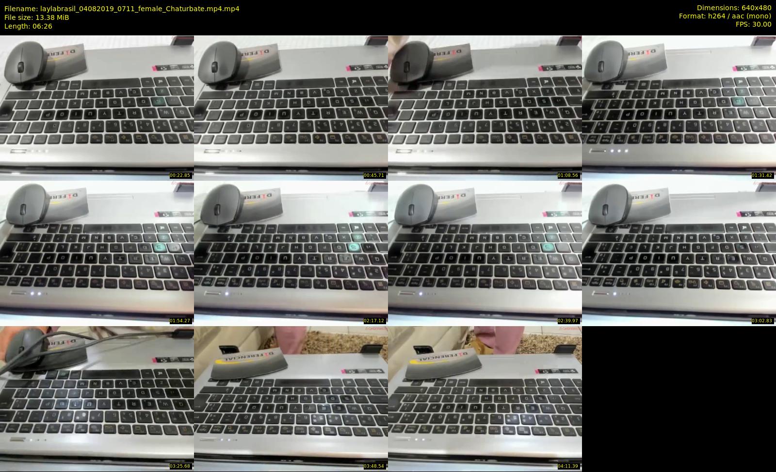 laylabrasil — 7 minute Chaturbate female cam show recording, 480p, Aug 4, 2019