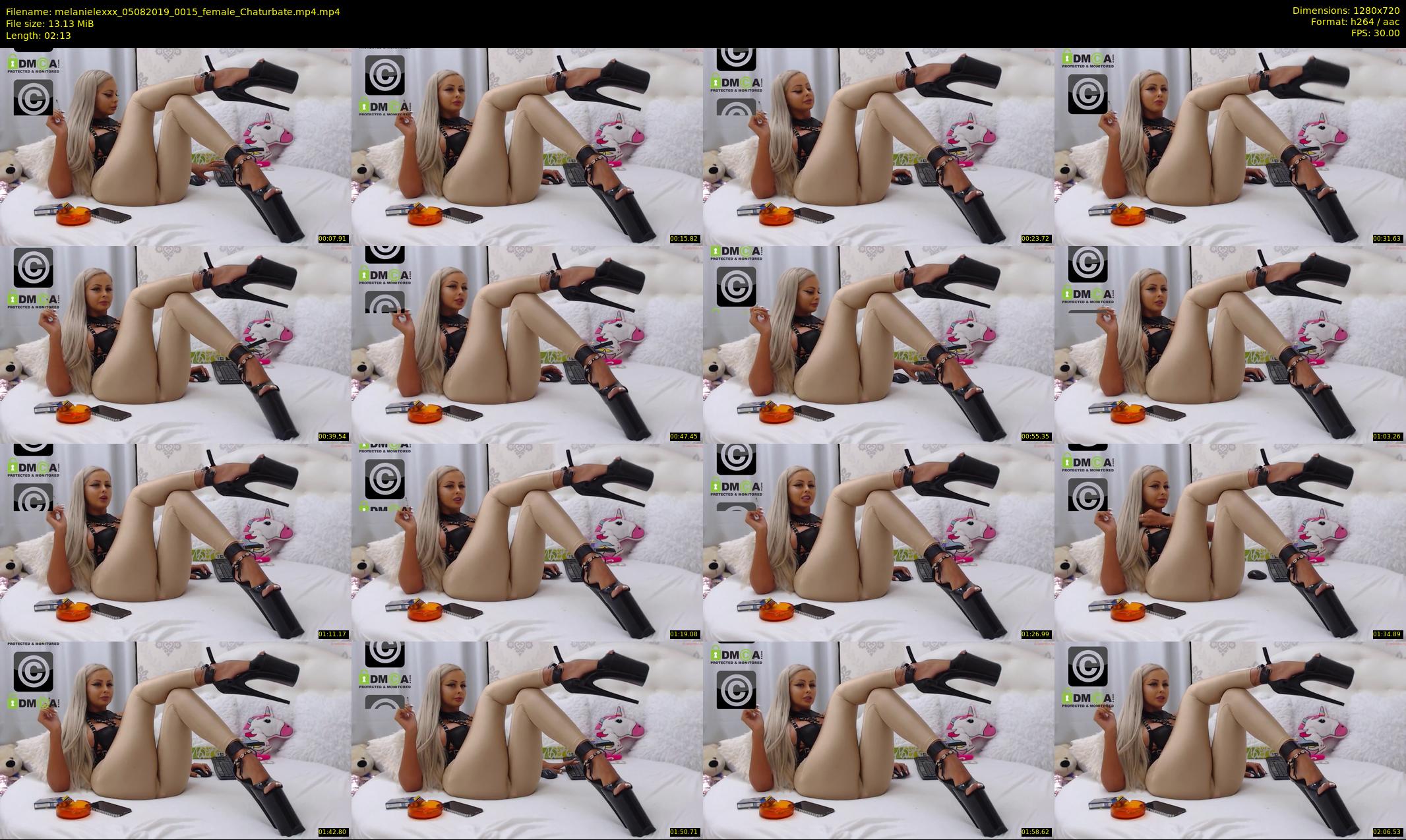 melanielexxx — 3 minute Chaturbate female cam show recording, 720p, Aug 5, 2019