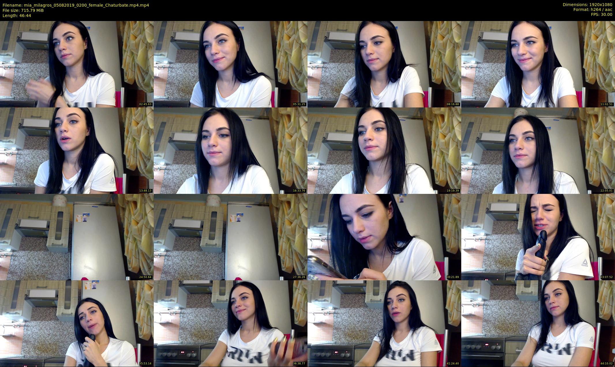 mia_milagros — 47 minute Chaturbate female cam show recording, 1080p, Aug 5, 2019