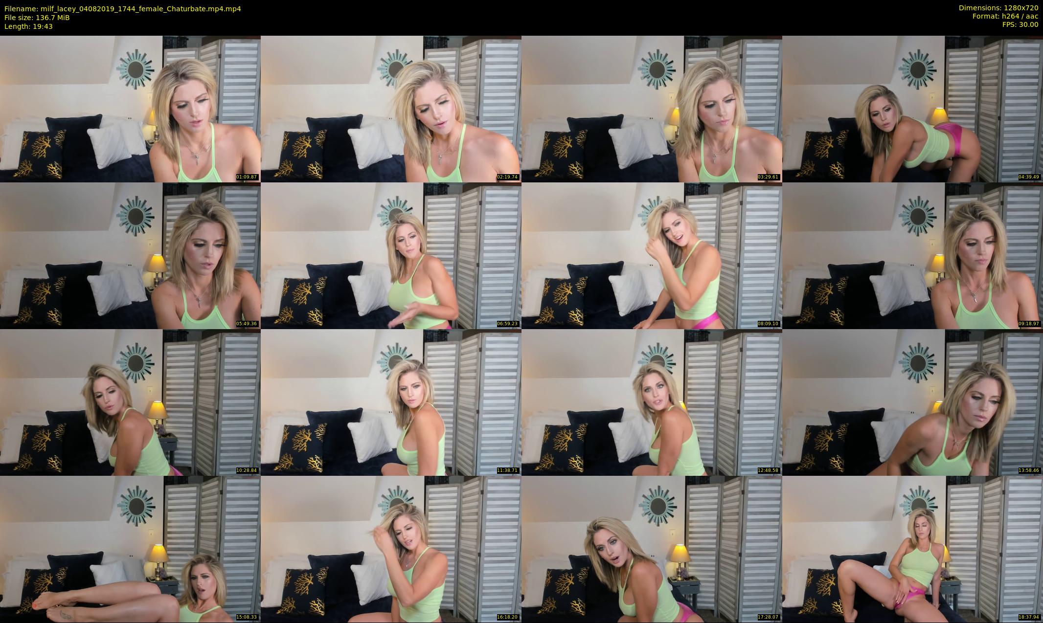 milf_lacey — 20 minute Chaturbate female cam show recording, 720p, Aug 4, 2019