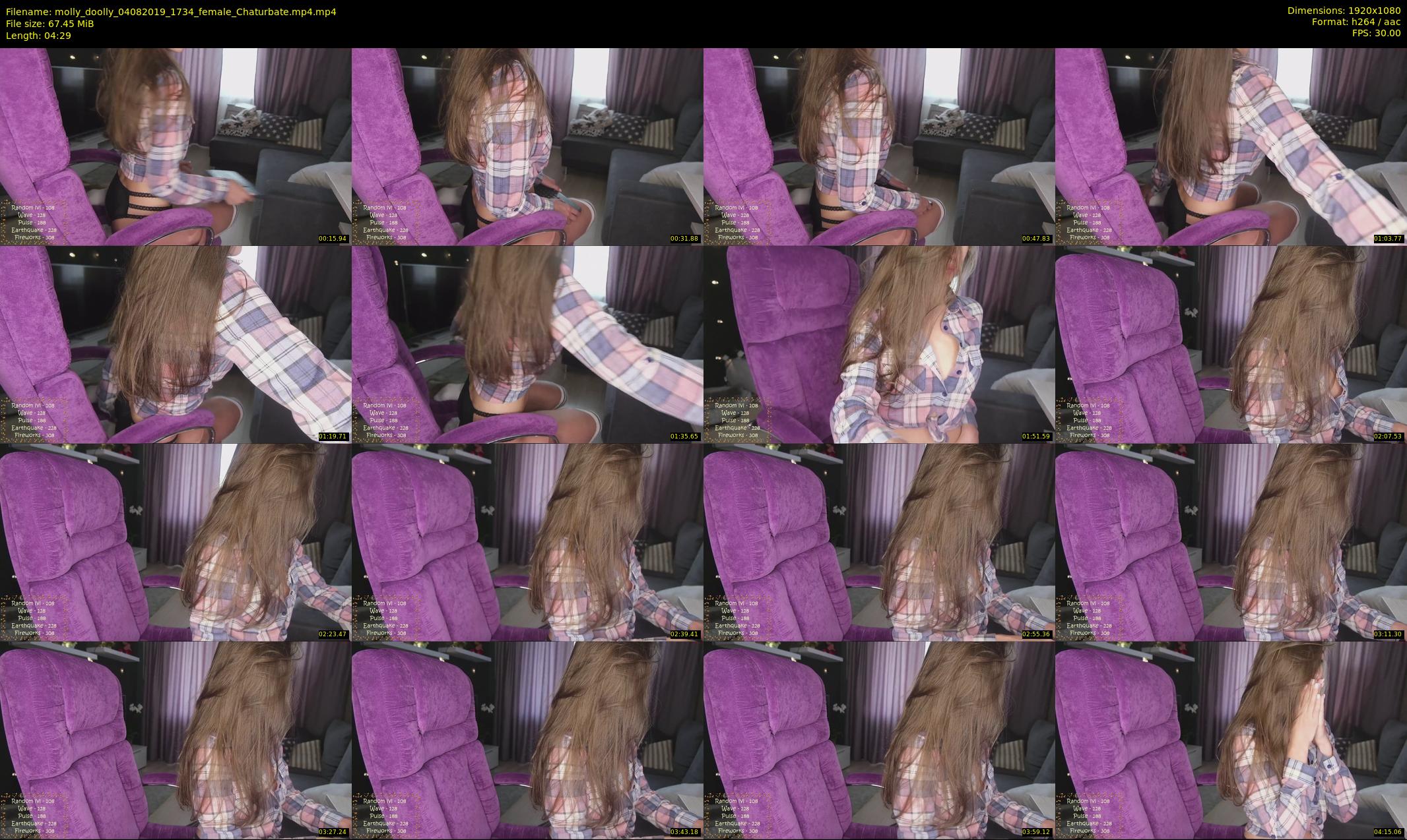 molly_doolly — 5 minute Chaturbate female cam show recording, 1080p, Aug 4, 2019