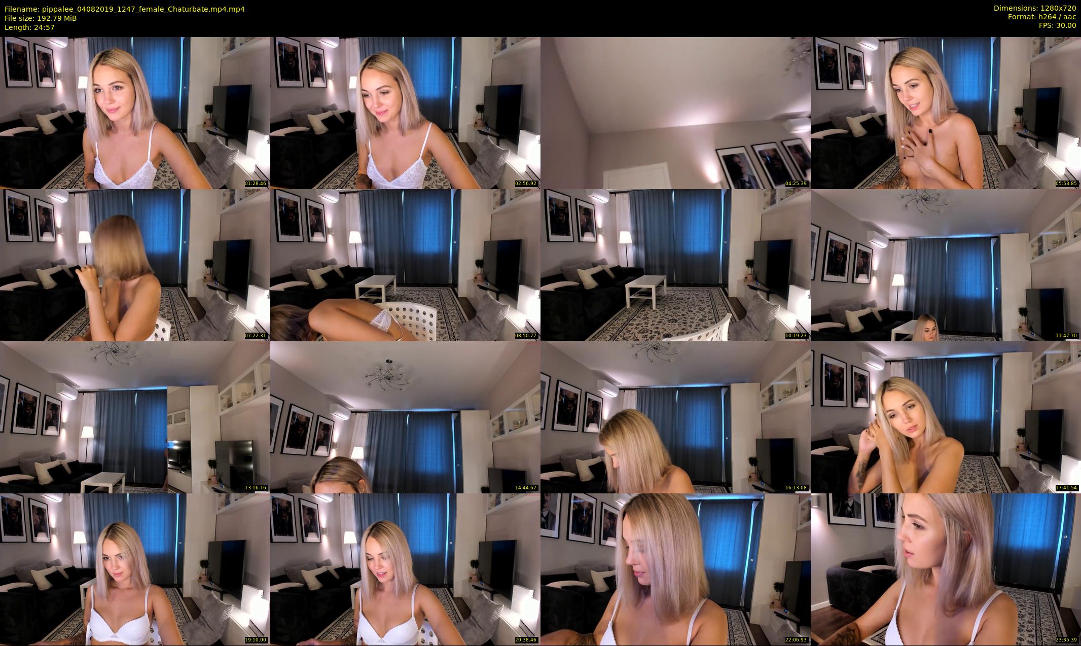 pippalee — 25 minute Chaturbate female cam show recording, 720p, Aug 4, 2019