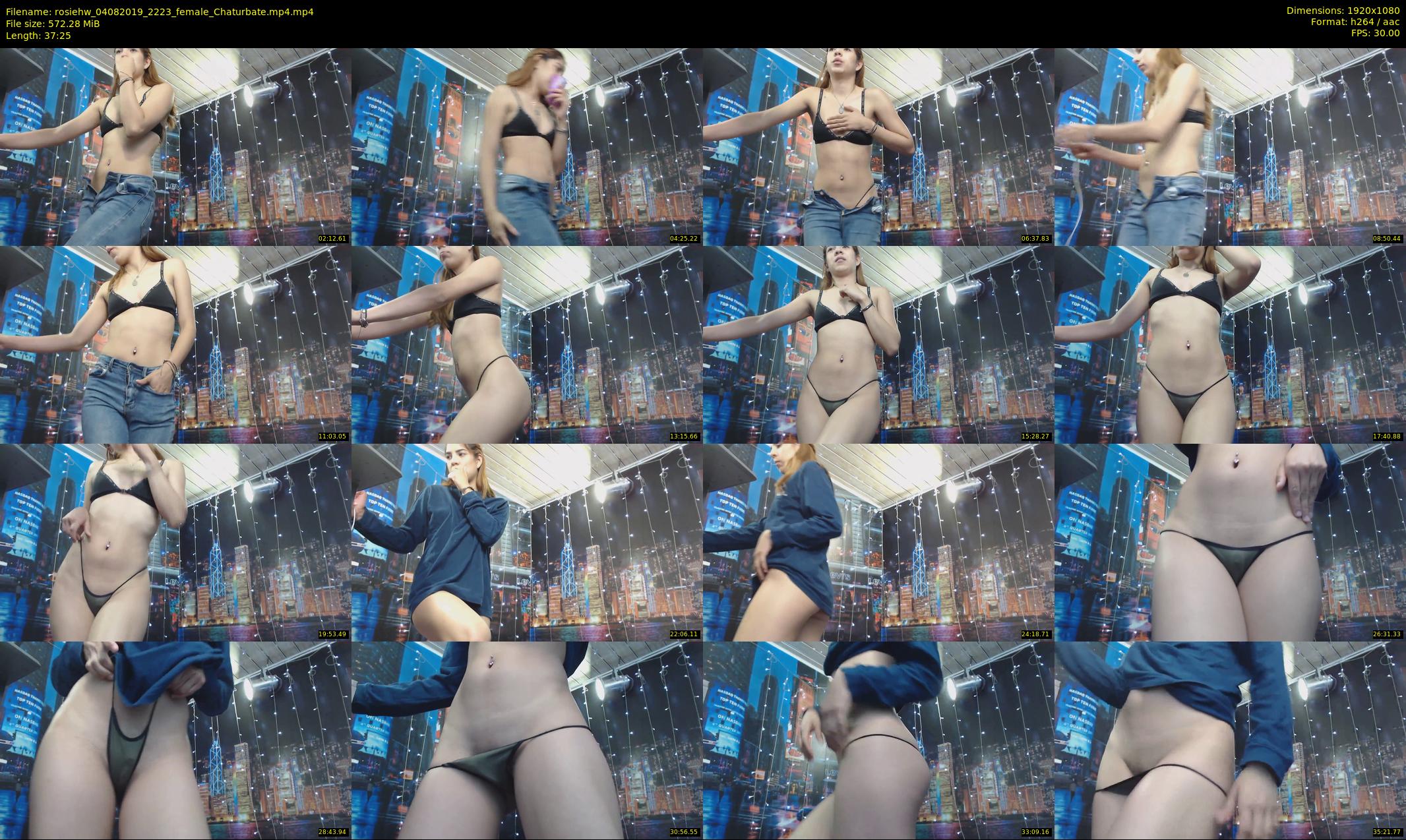 rosiehw — 38 minute Chaturbate couple cam show recording, 1080p, Aug 4, 2019