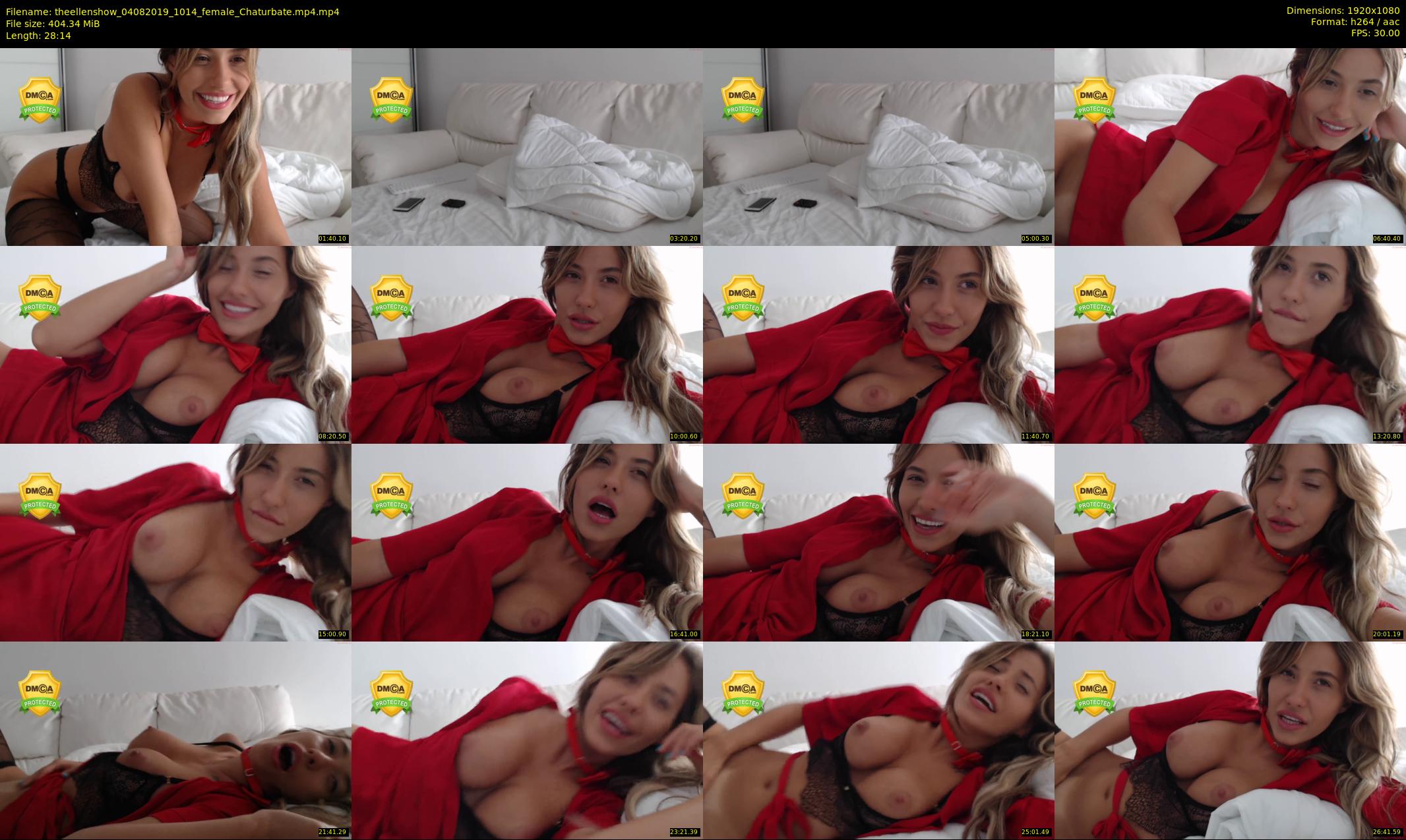 theellenshow — 29 minute Chaturbate female cam show recording, 1080p, Aug 4, 2019