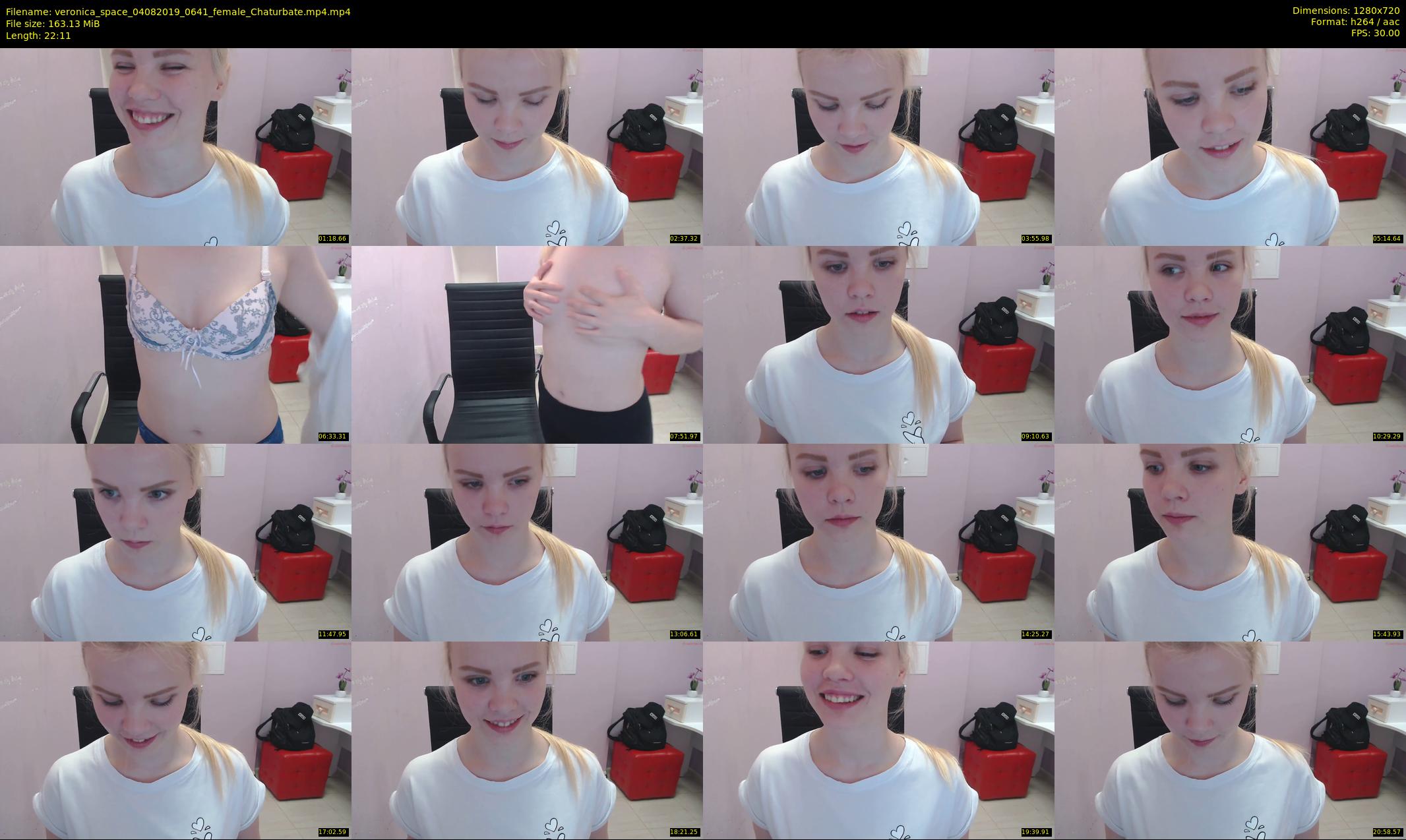 veronica_space — 23 minute Chaturbate female cam show recording, 720p, Aug 4, 2019
