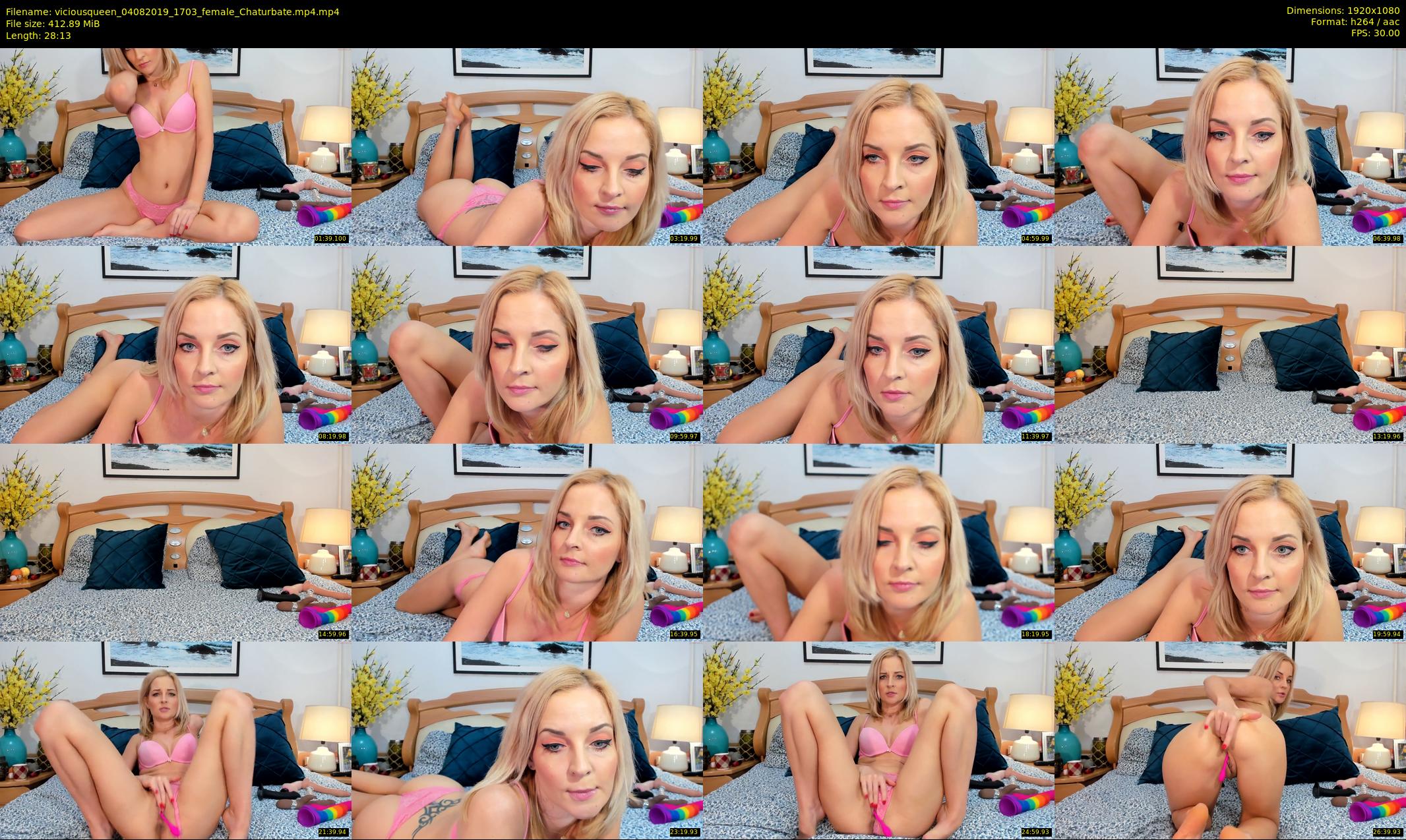 viciousqueen — 29 minute Chaturbate female cam show recording, 1080p, Aug 4, 2019