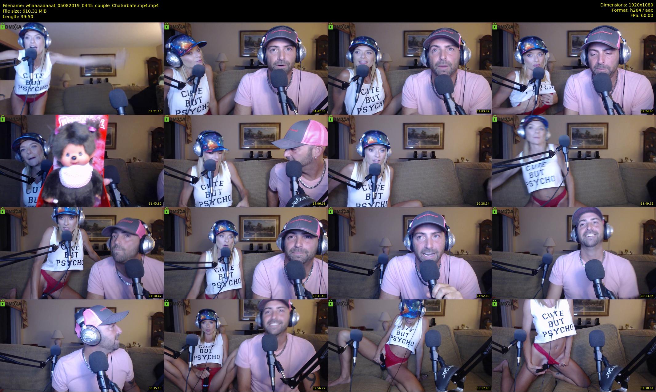 whaaaaaaaat — 40 minute Chaturbate couple cam show recording, 1080p, Aug 5, 2019