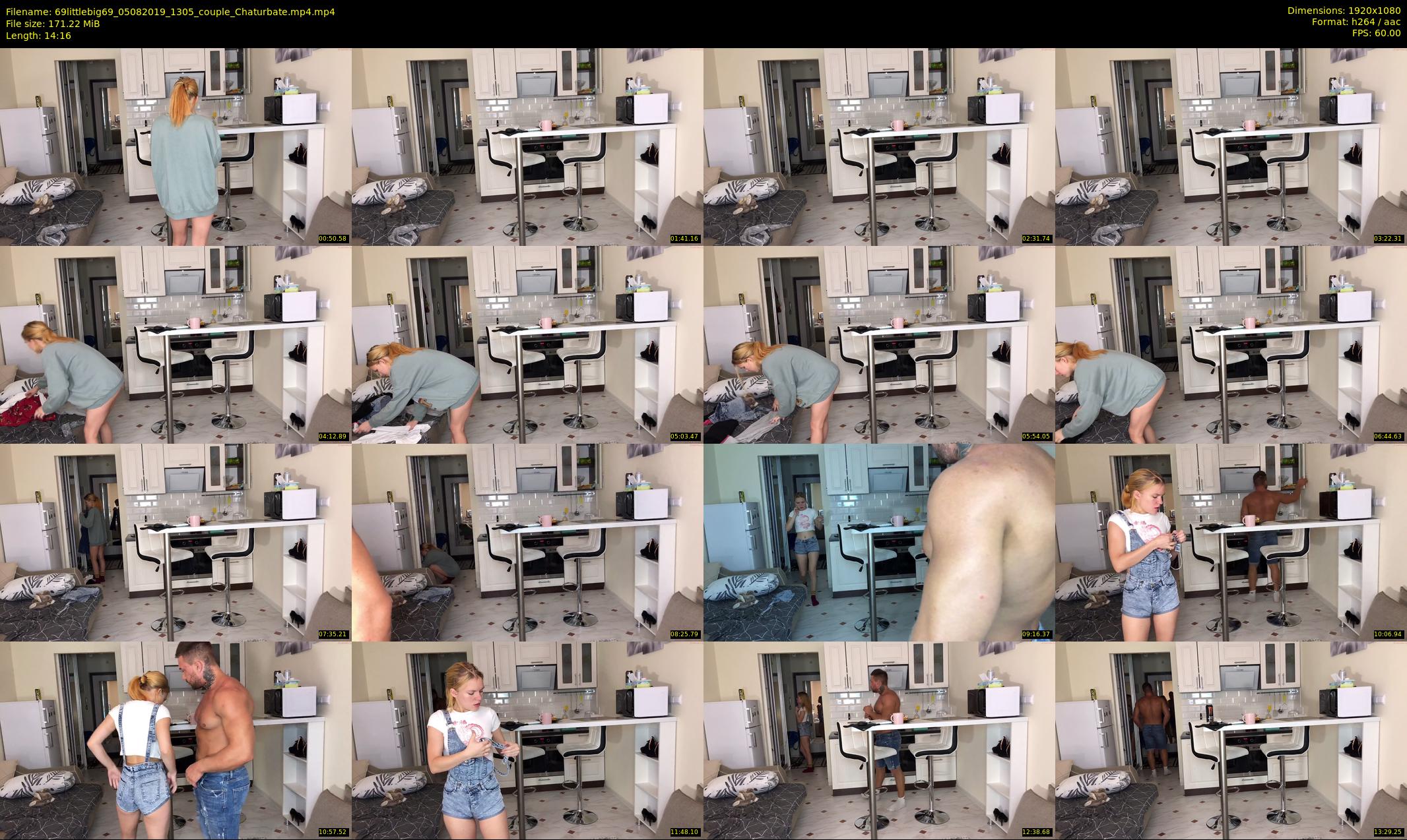 69littlebig69 — 15 minute Chaturbate couple cam show recording, 1080p, Aug 5, 2019