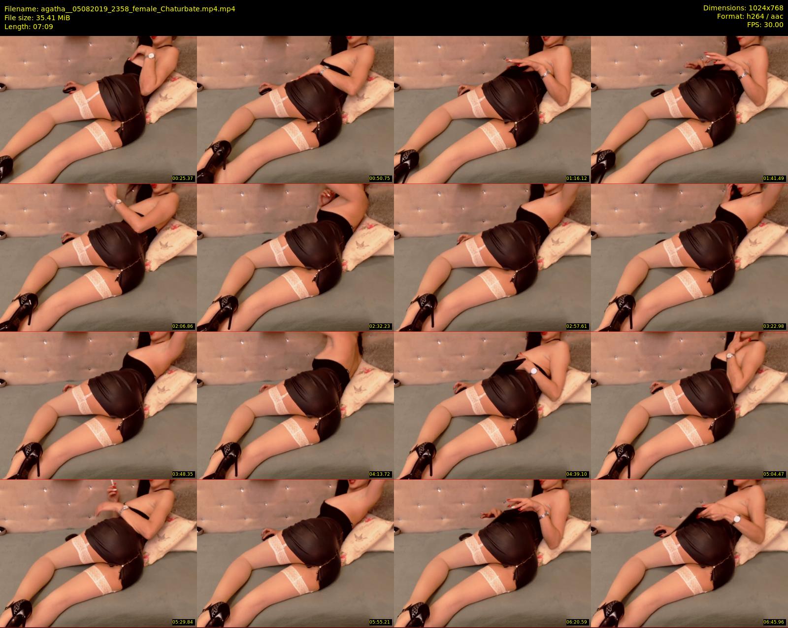 agatha_ — 8 minute Chaturbate female cam show recording, 720p, Aug 5, 2019