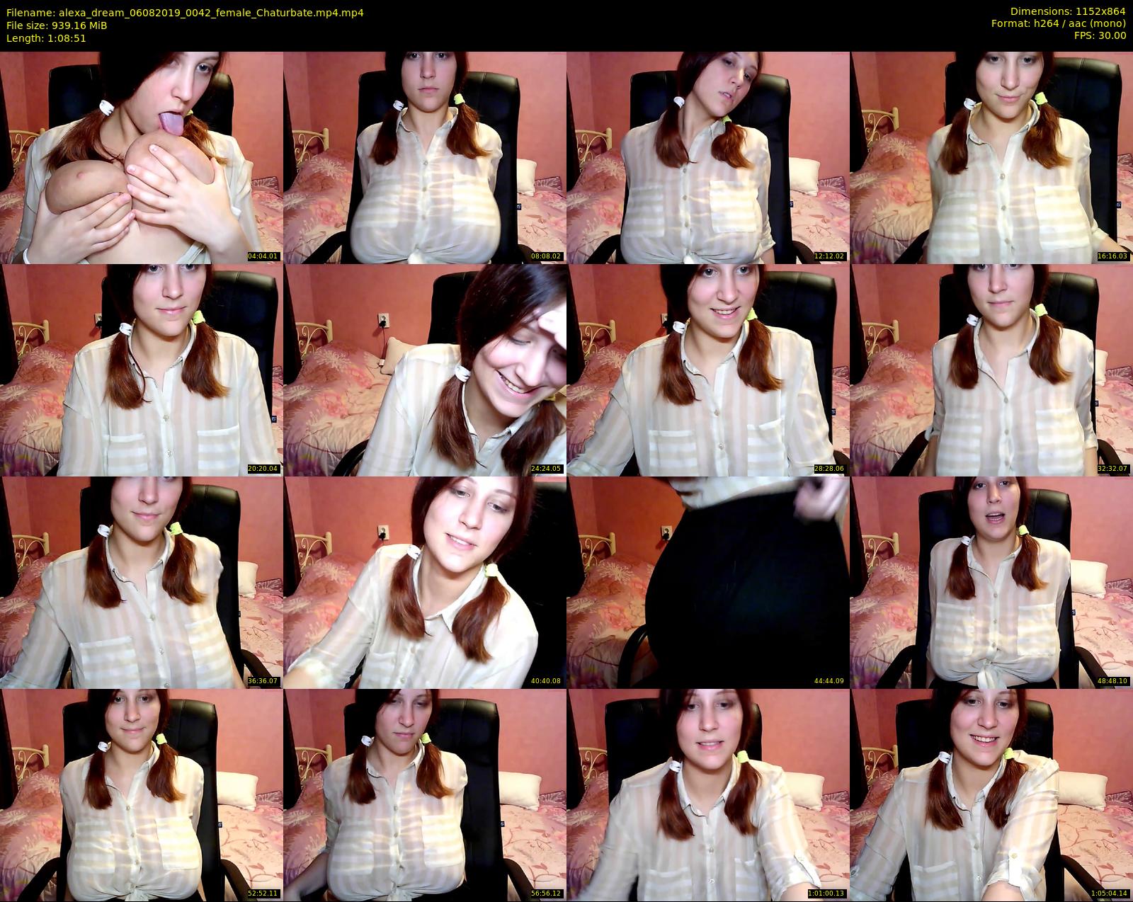 alexa_dream — 69 minute Chaturbate female cam show recording, 720p, Aug 6, 2019