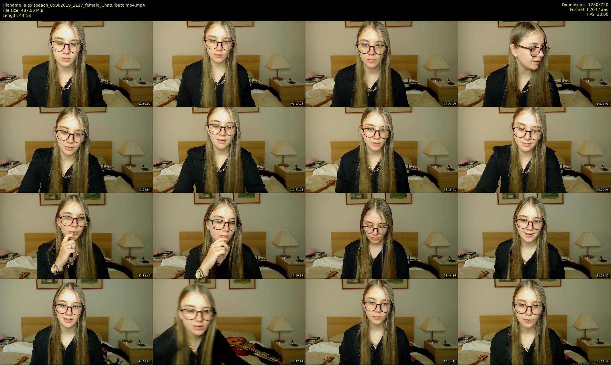 alexispeach — 45 minute Chaturbate female cam show recording, 720p, Aug 5, 2019