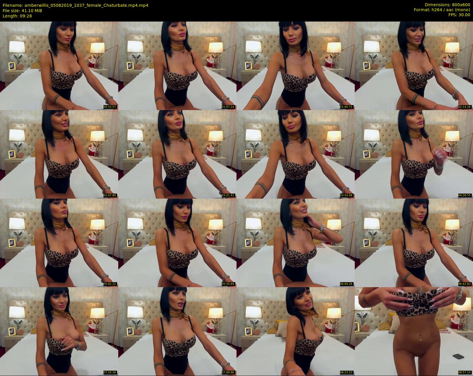 amberwillis — 10 minute Chaturbate female cam show recording, 480p, Aug 5, 2019