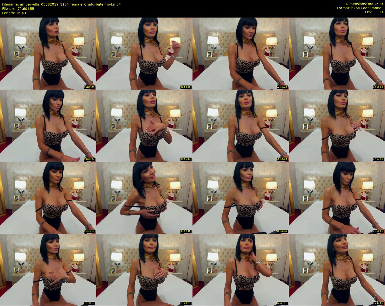 amberwillis — 17 minute Chaturbate female cam show recording, 480p, Aug 5, 2019