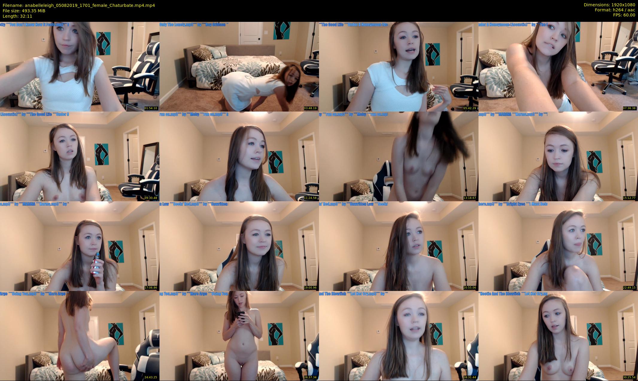 anabelleleigh — 33 minute Chaturbate female cam show recording, 1080p, Aug 5, 2019