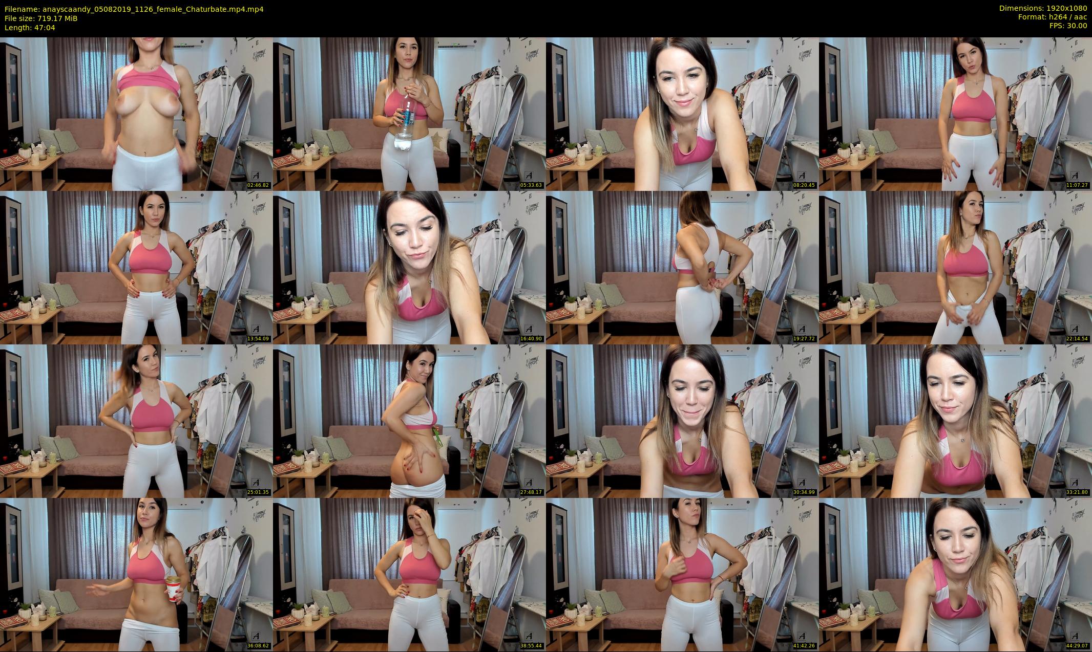 anayscaandy — 48 minute Chaturbate female cam show recording, 1080p, Aug 5, 2019