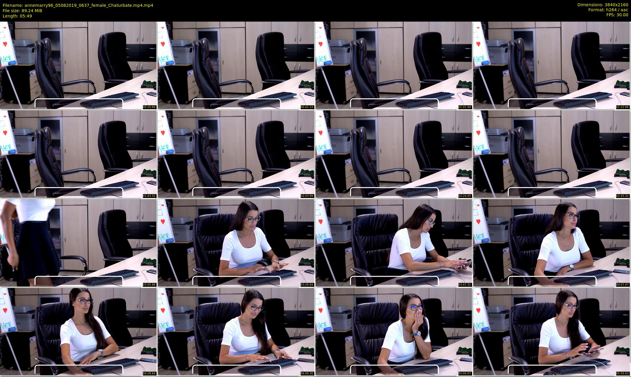 annemarry96 — 6 minute Chaturbate female cam show recording, 4K, Aug 5, 2019