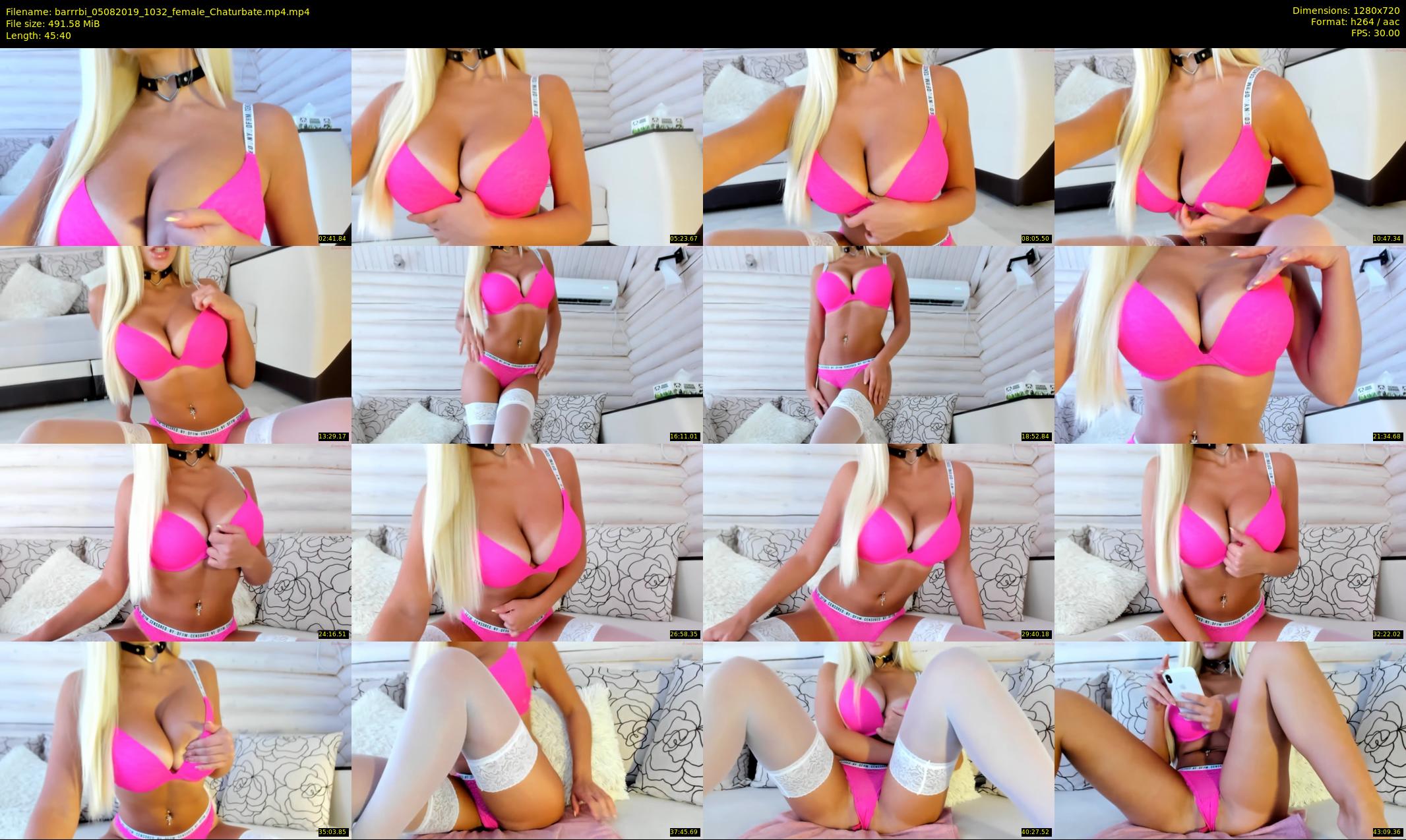 barrrbi — 46 minute Chaturbate female cam show recording, 720p, Aug 5, 2019