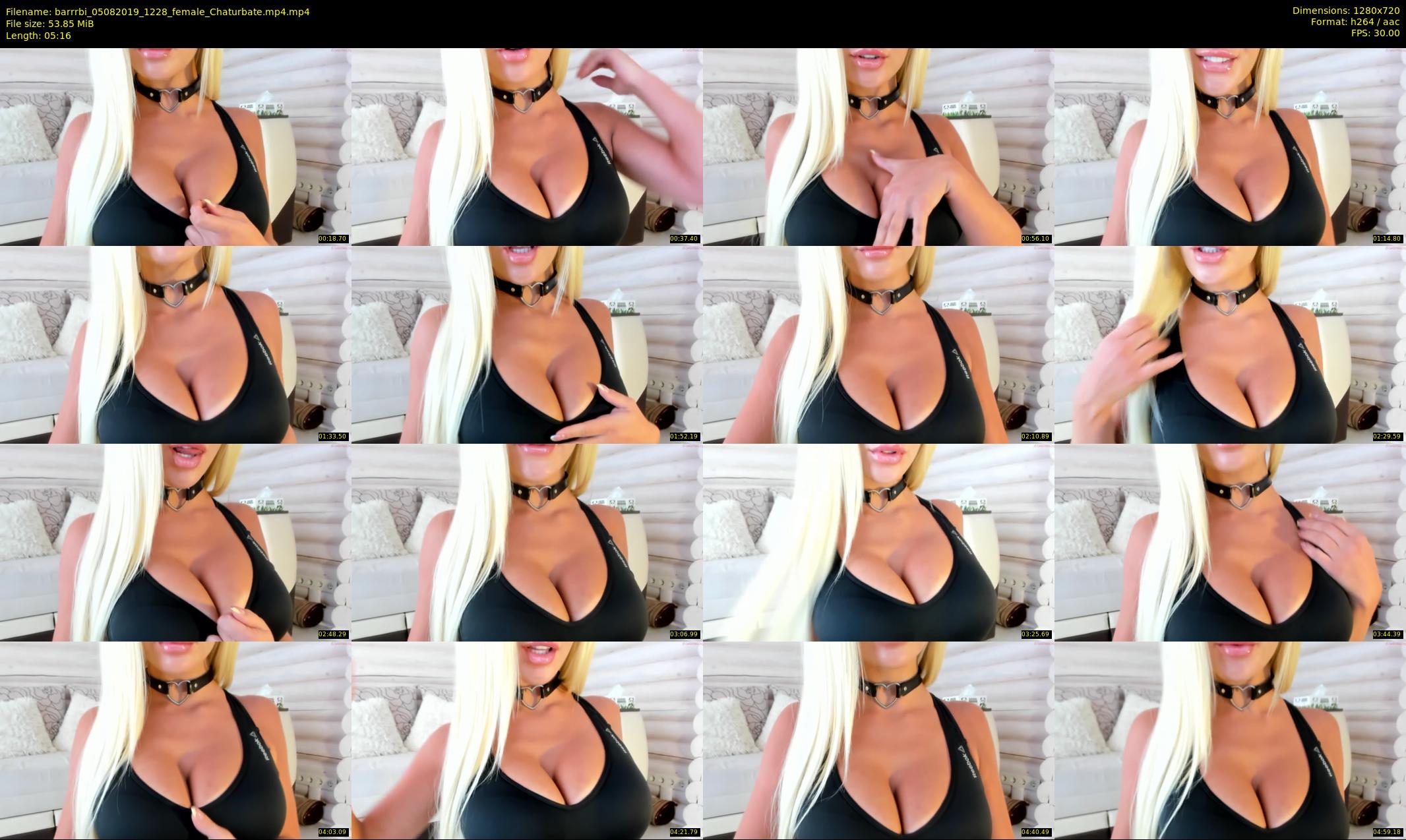 barrrbi — 6 minute Chaturbate female cam show recording, 720p, Aug 5, 2019
