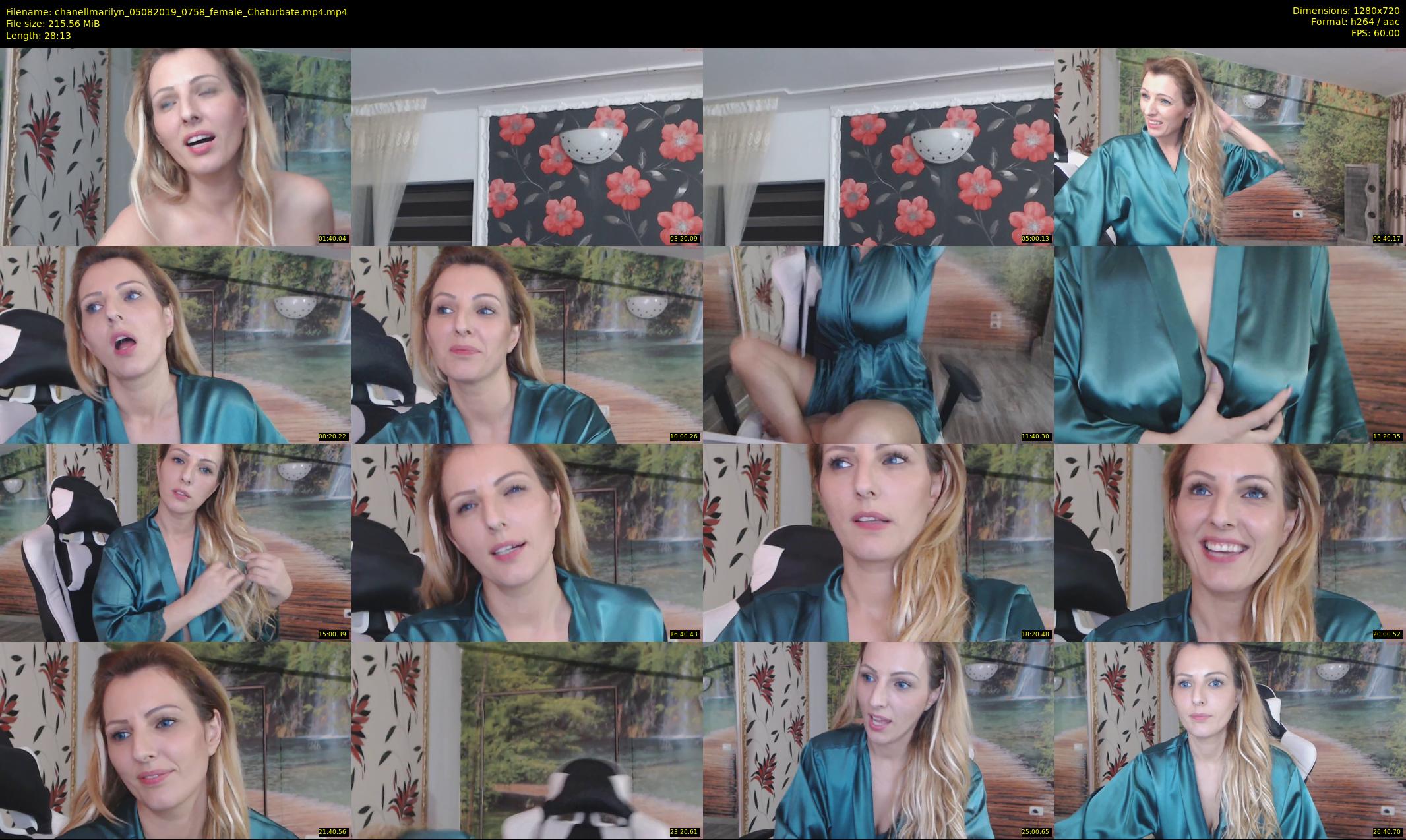 chanellmarilyn — 29 minute Chaturbate female cam show recording, 720p, Aug 5, 2019