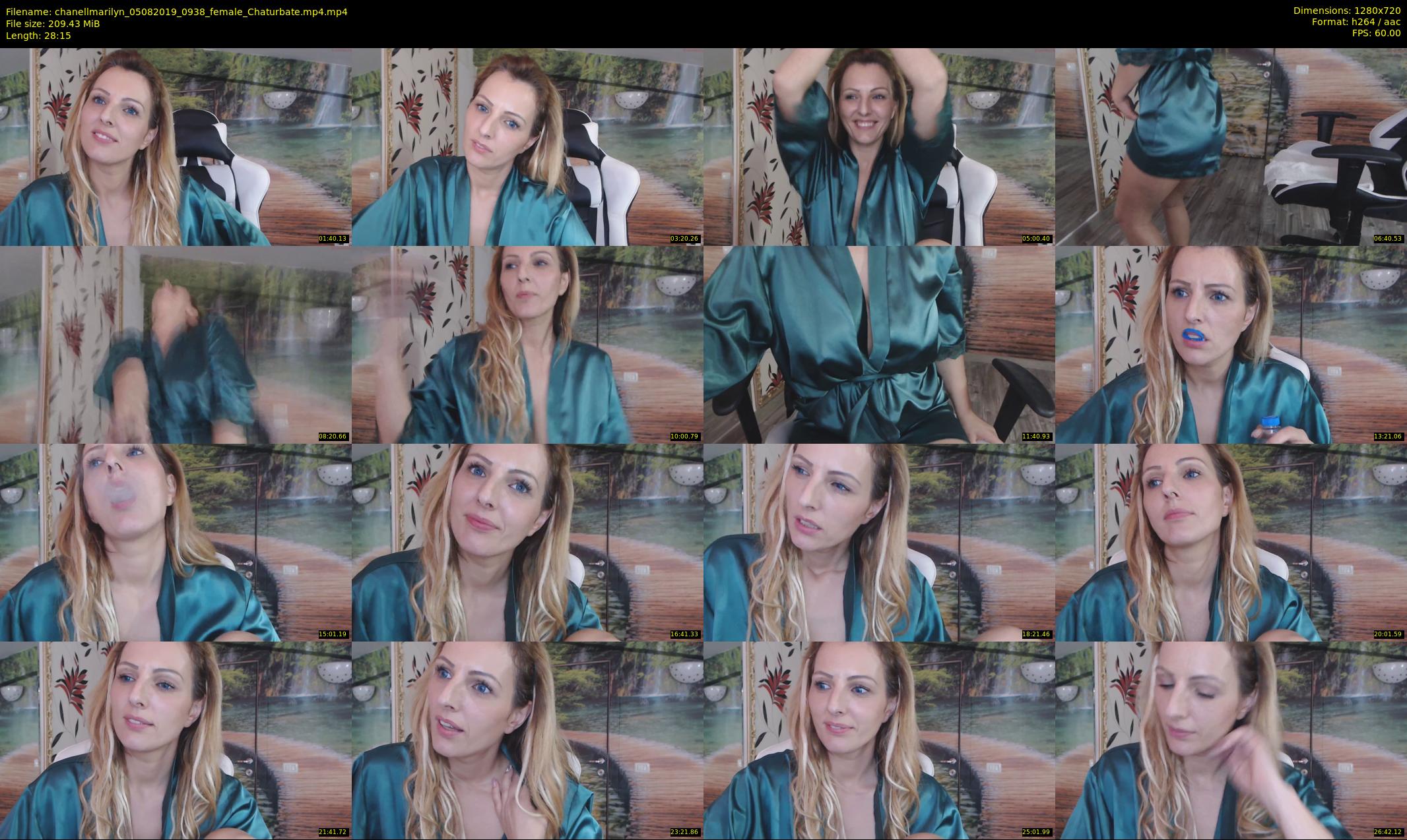 chanellmarilyn — 29 minute Chaturbate female cam show recording, 720p, Aug 5, 2019