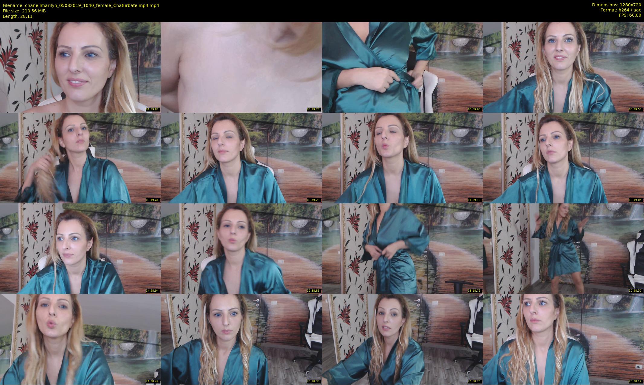 chanellmarilyn — 29 minute Chaturbate female cam show recording, 720p, Aug 5, 2019