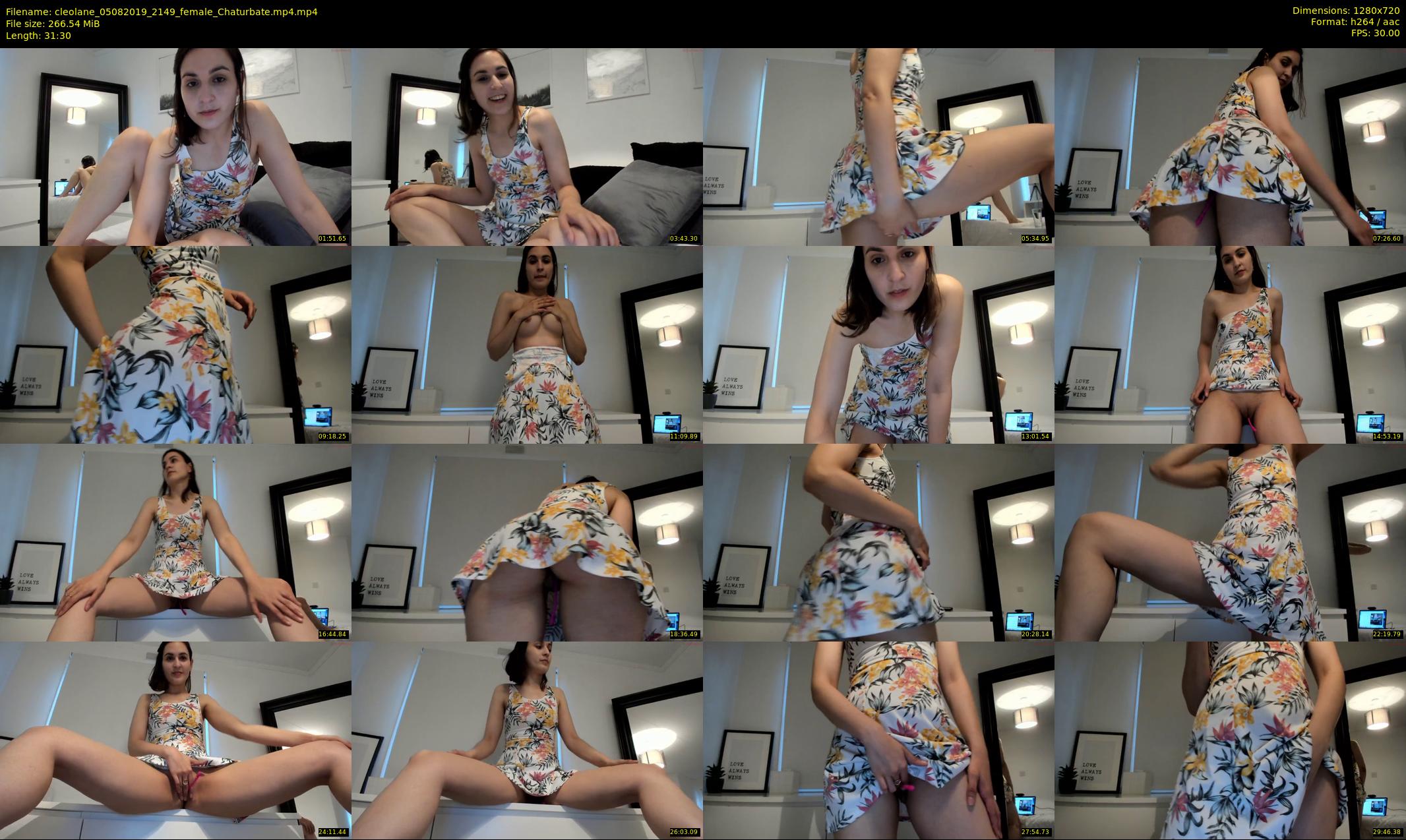 cleolane — 32 minute Chaturbate female cam show recording, 720p, Aug 5, 2019