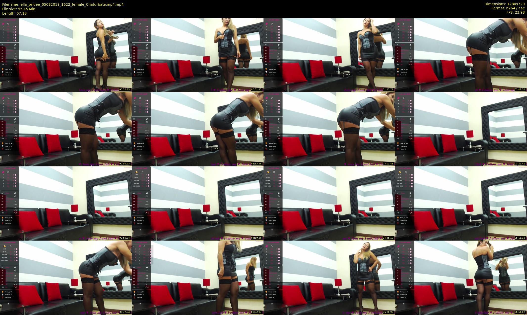 ella_pridee — 8 minute Chaturbate female cam show recording, 720p, Aug 5, 2019