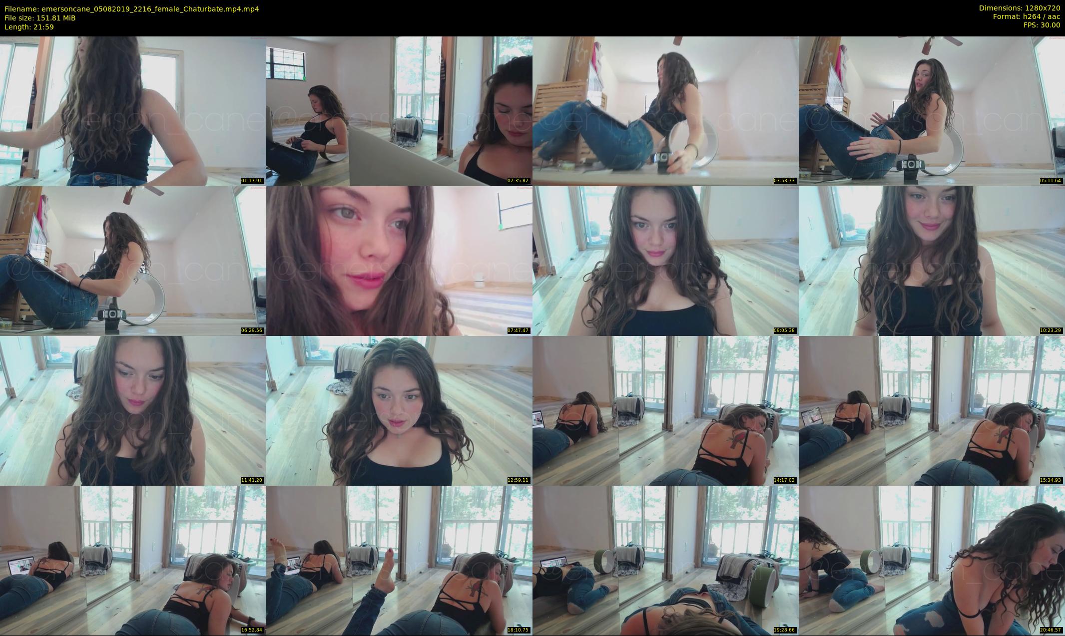 emersoncane — 22 minute Chaturbate female cam show recording, 720p, Aug 5, 2019