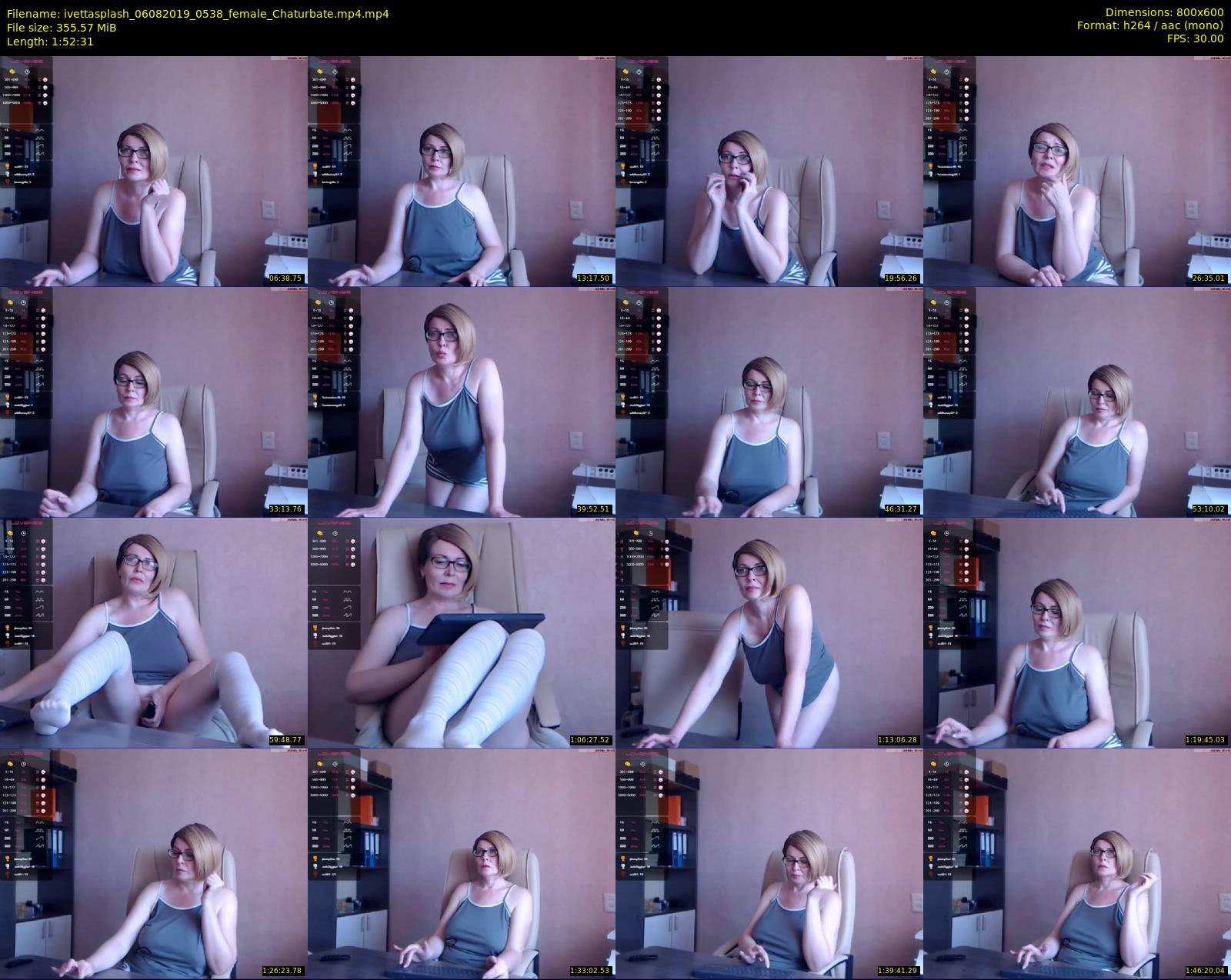 ivettasplash — 113 minute Chaturbate female cam show recording, 480p, Aug 6, 2019