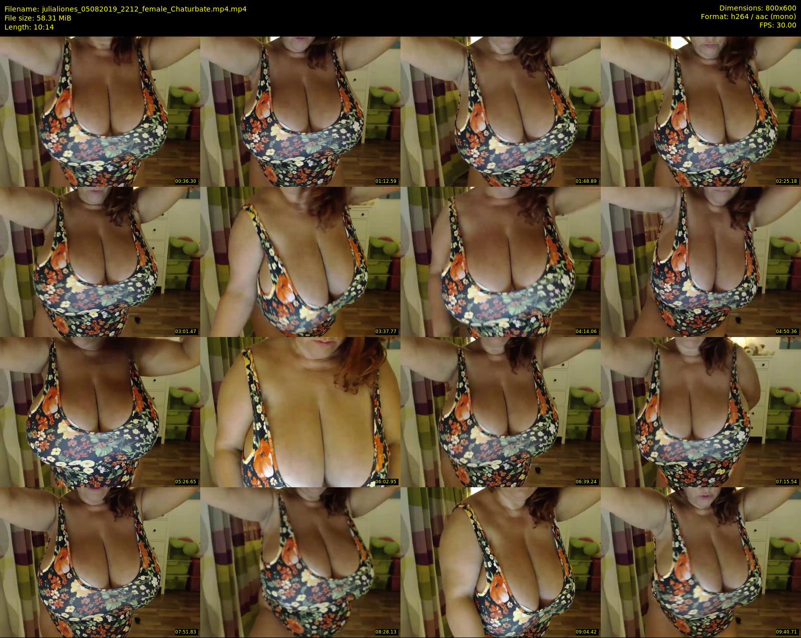 julialiones — 11 minute Chaturbate female cam show recording, 480p, Aug 5, 2019
